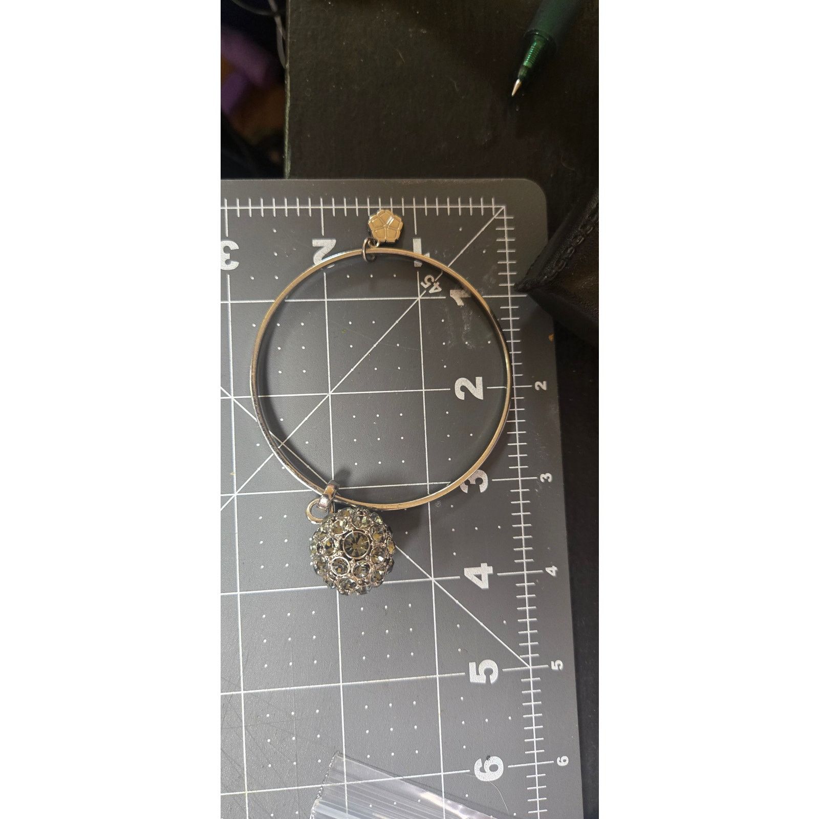 Trina Turk Trina Turk rhinestone round ball Bangle Bracelet bangle Size ONE SIZE - 6 Thumbnail
