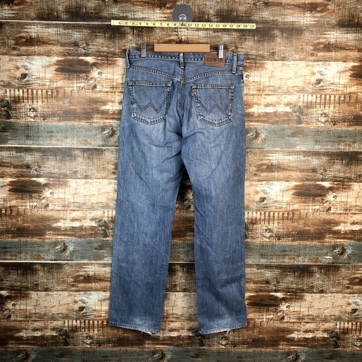 Edwin DL Edwin Japan vintage Blue Denim Pants #C186 Size US 33 - 12 Thumbnail