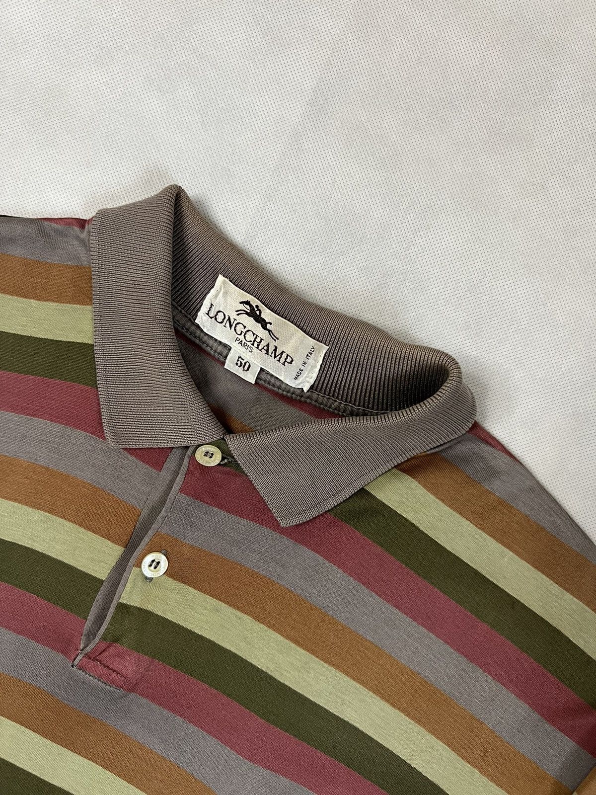 Longchamp Vintage Longchamp Multicolour Polos Size XL / US 12-14 / IT 48-50 - 2 Thumbnail