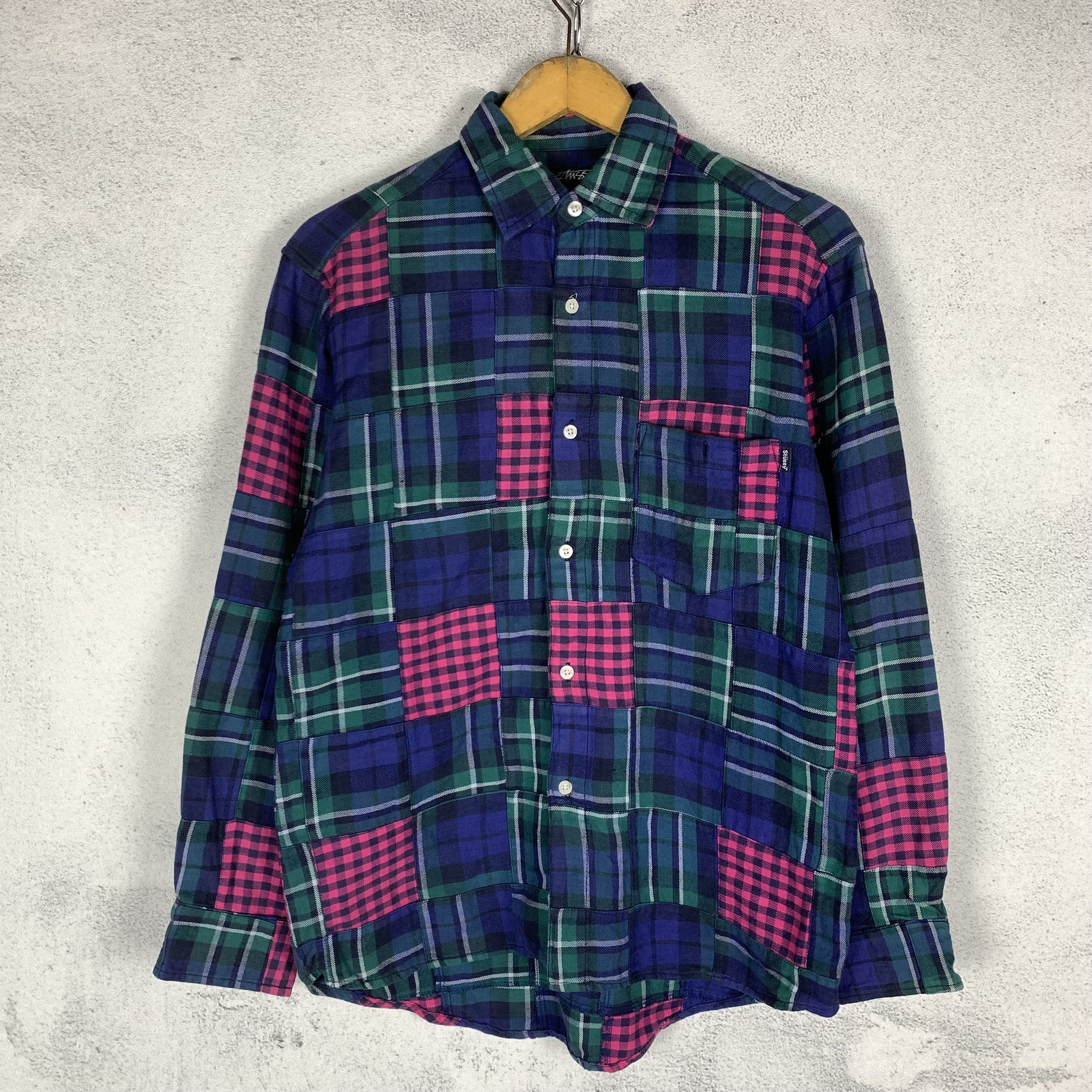 Stussy Stussy Patch Work Shirt Size US S / EU 44-46 / 1 - 7 Thumbnail