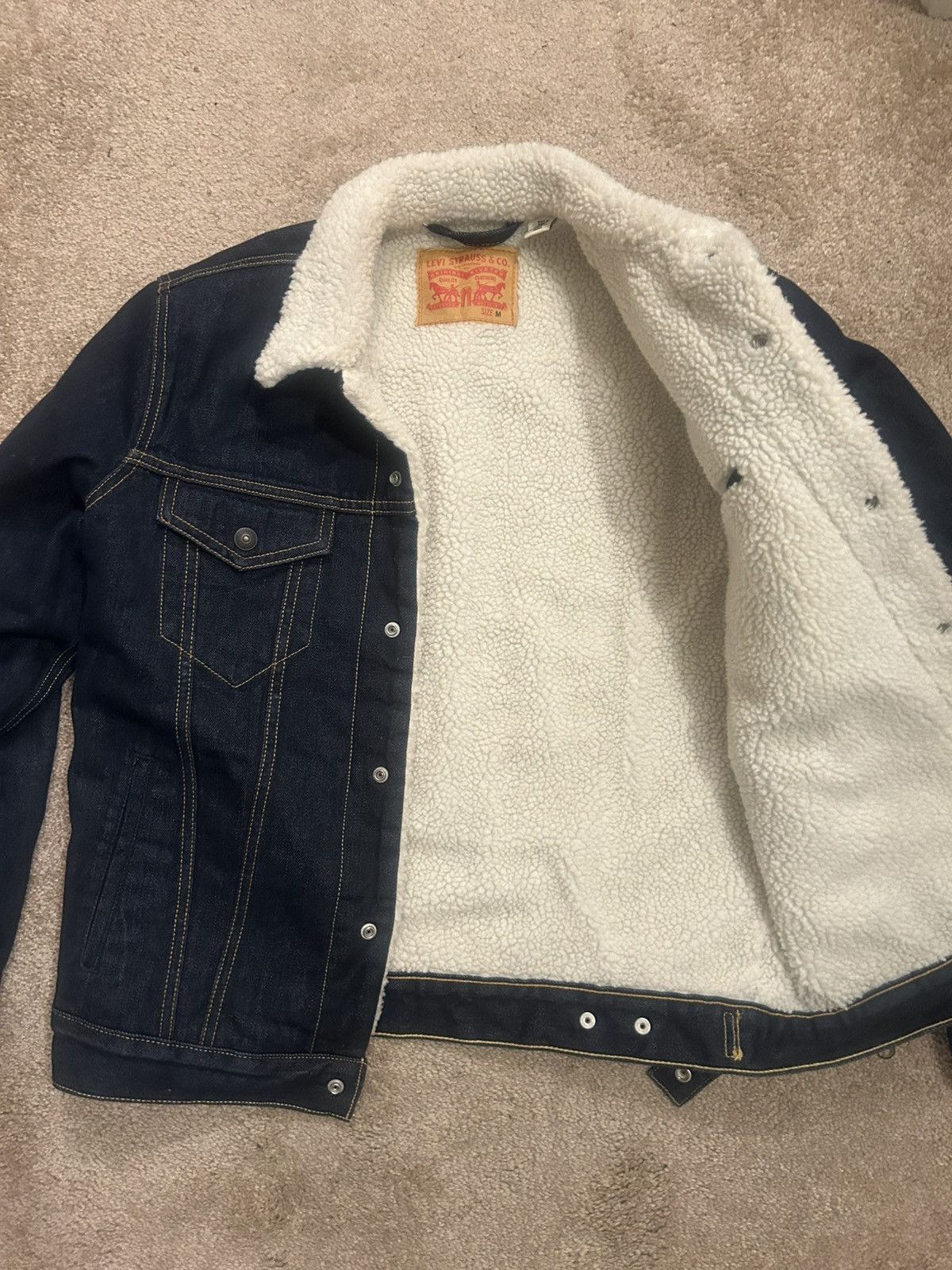 Levi's × Vintage Levi Sherpa Lined Denim, Jean Jacket. Size US M / EU 48-50 / 2 - 5 Thumbnail