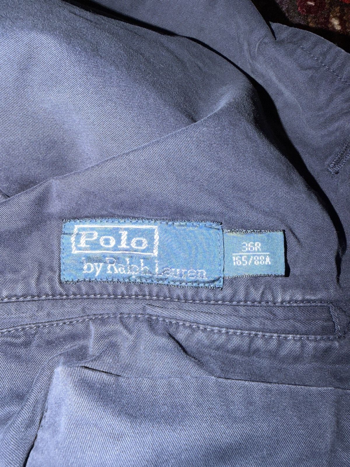 Polo Ralph Lauren Polo Ralph Lauren single-breasted cotton blazer in navy blue Size 36R - 5 Thumbnail
