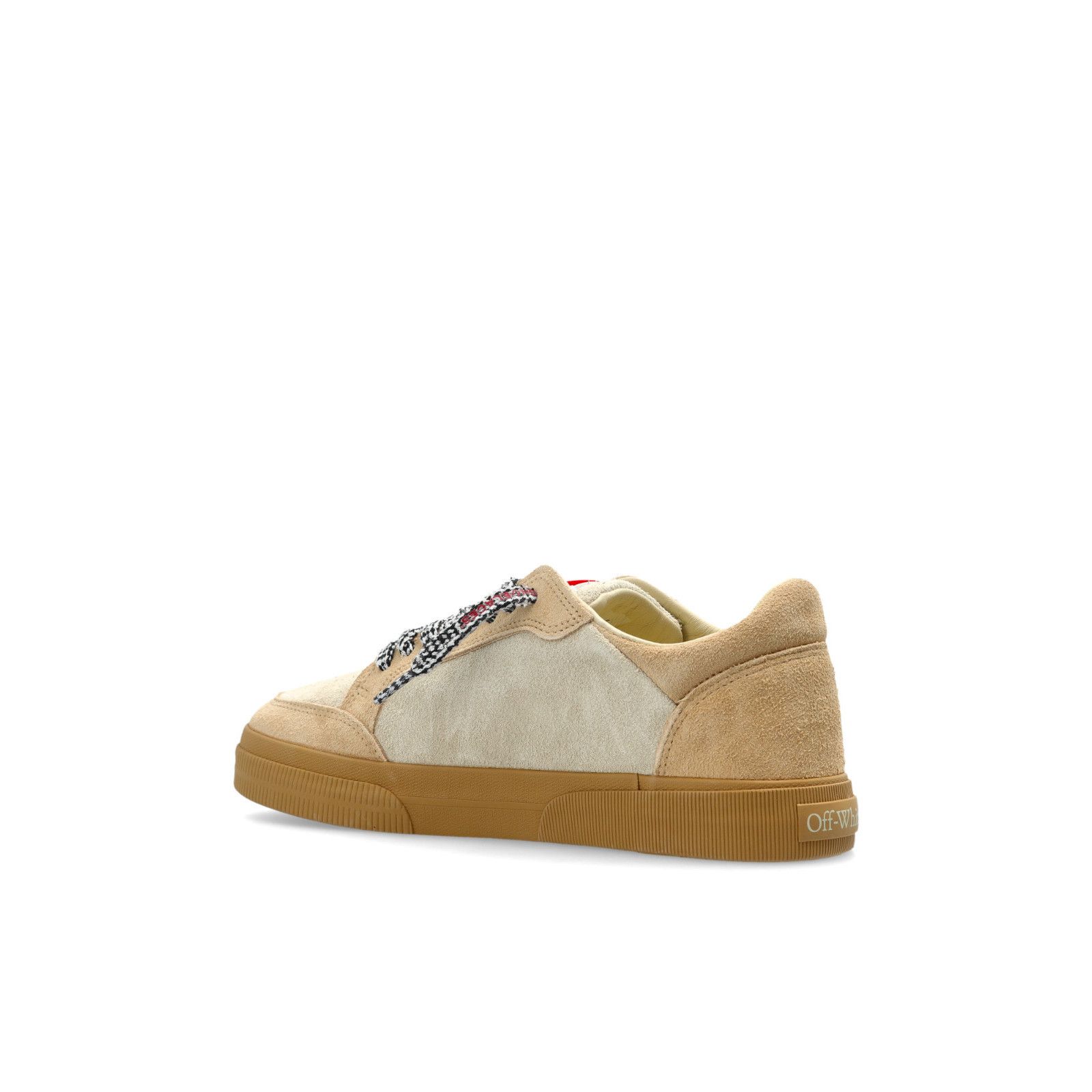 Off-White OFF-WHITE Vulc Low Beige Leather Sneakers New & Authentic (M Size US 12 / EU 45 - 3 Thumbnail