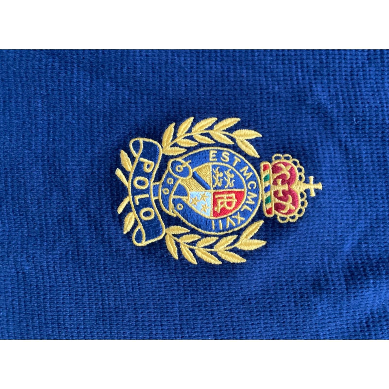 Polo Ralph Lauren Polo Ralph Lauren Mens L Thermal Waffle Knit Polo Crest Patch Long Sleeve Shirt Size US L / EU 52-54 / 3 - 4 Thumbnail