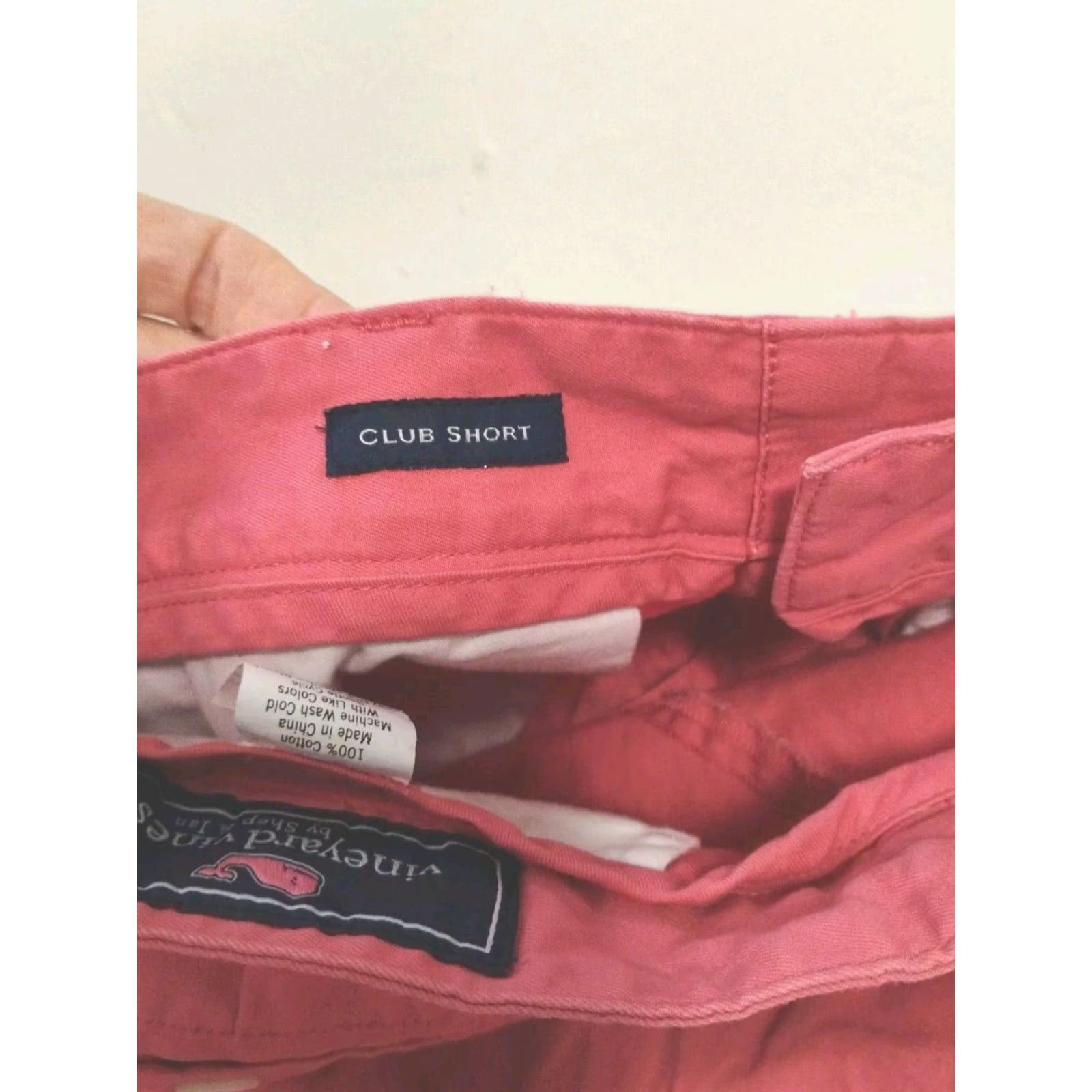 Vineyard Vines Vineyard Vines Bermuda Shorts Mens 32 Beach Preppy Saltwater Logo Cotton Salmon Regular Flat Front Bermuda Beach Golf Shoes? Size US 32 / EU 48 - 6 Thumbnail