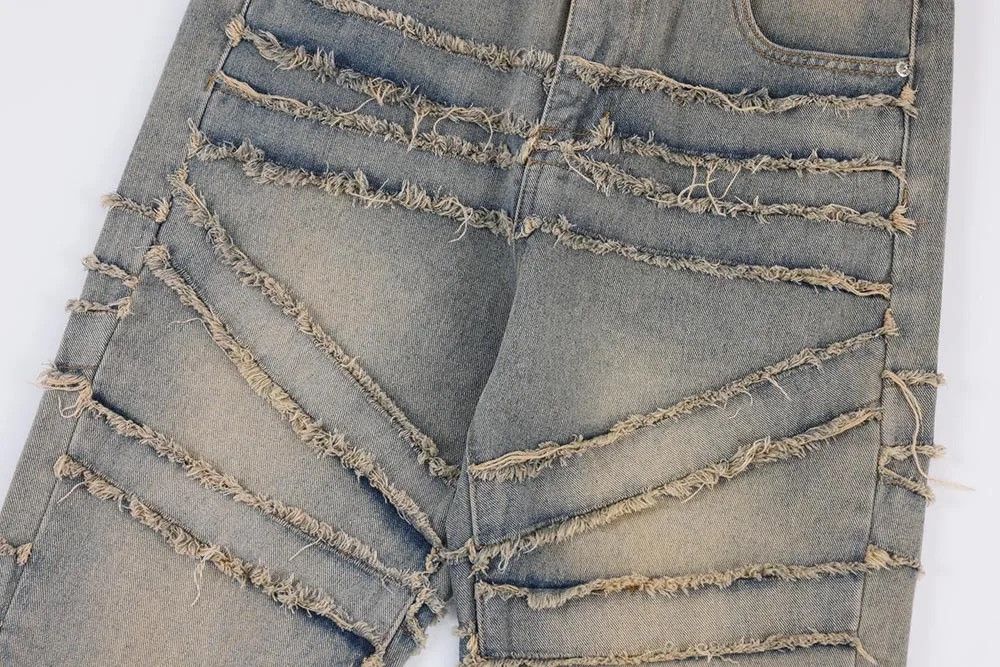 Jean Opium Embroidery Stack Denim Jeans Retro Vintage y2k Size US 30 / EU 46 - 8 Thumbnail