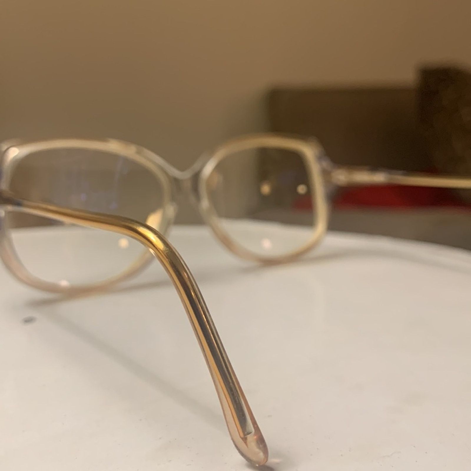 Vintage 70’s 80’s oversized Italian eyeglass frames Golden Girls Size ONE SIZE - 5 Thumbnail