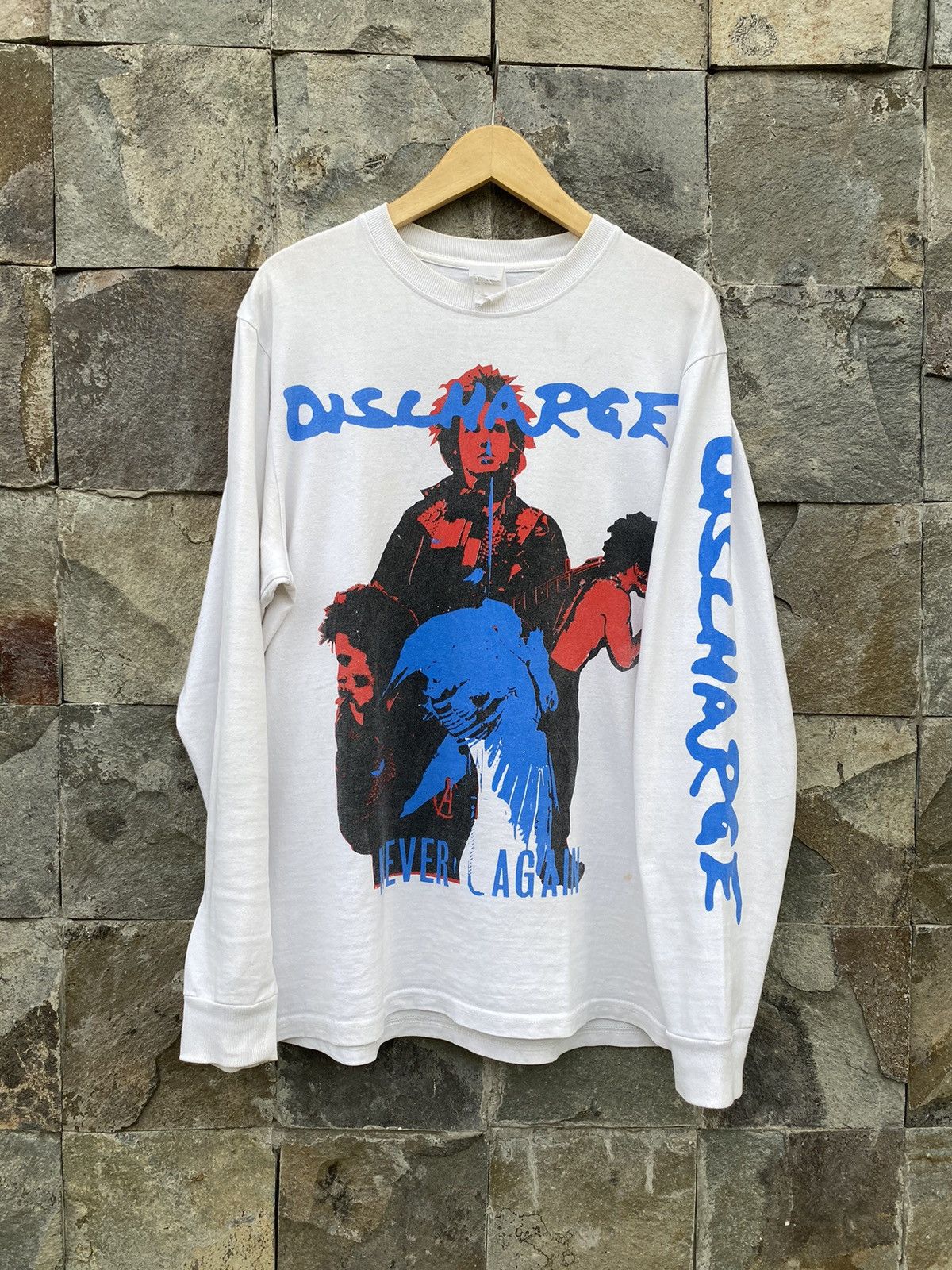 Band Tees 2000s Discharge Never Again Longsleeve Size US L / EU 52-54 / 3 - 1 Thumbnail