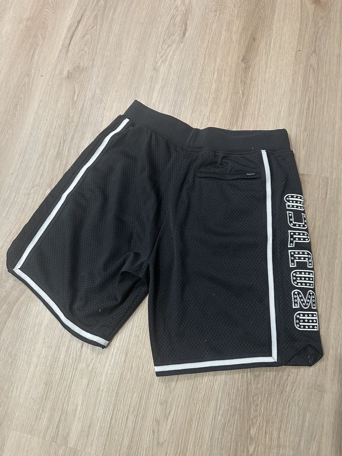 Supreme Supreme Rhinestone Basketball Short - Black Size US 30 / EU 46 - 3 Thumbnail