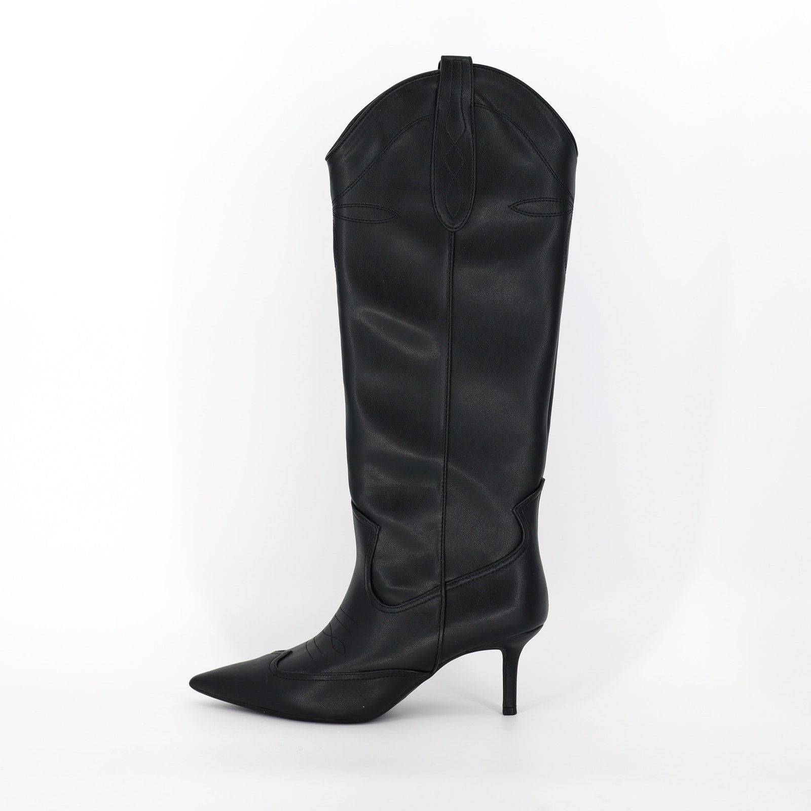 The Unbranded Brand I.N.C. Int Concepts Women Black Western Boots Size US 5 Size US 5 / IT 35 - 4 Thumbnail