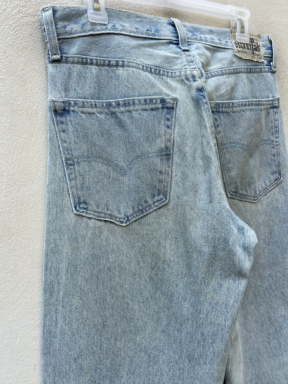 Levi's Vintage Levi’s Silvertab Dirty Mud Denim Baggy Jeans Size US 30 / EU 46 - 16 Thumbnail