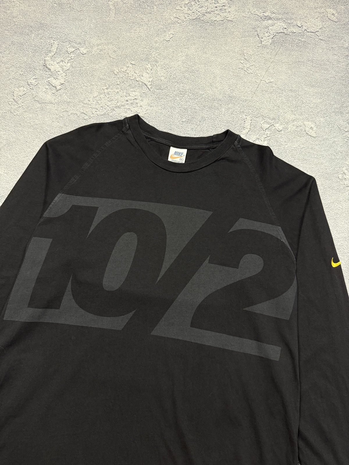 Nike Vintage 00s Nike 10/2 Logo Tee Shirt Long Sleeve Size US XL / EU 56 / 4 - 3 Thumbnail