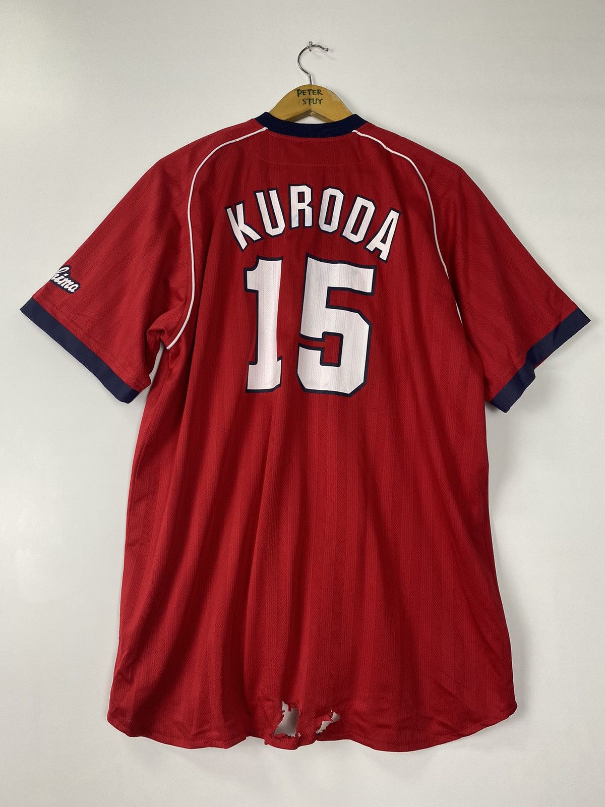 MLB × Vintage Carp Hiroshima Toyo Carp jersey Size US L / EU 52-54 / 3 - 9 Thumbnail