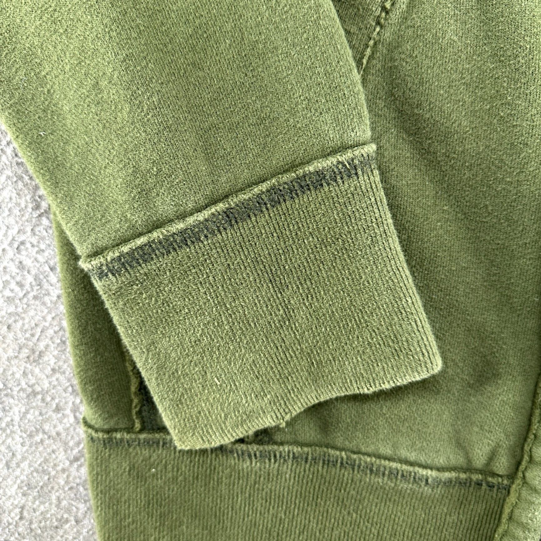 Abercrombie & Fitch VINTAGE Abercrombie & Fitch Hoodie Womens M Green Full Zip Muscle Cotton Spellout Y2K 90s Size M / US 6-8 / IT 42-44 - 5 Thumbnail
