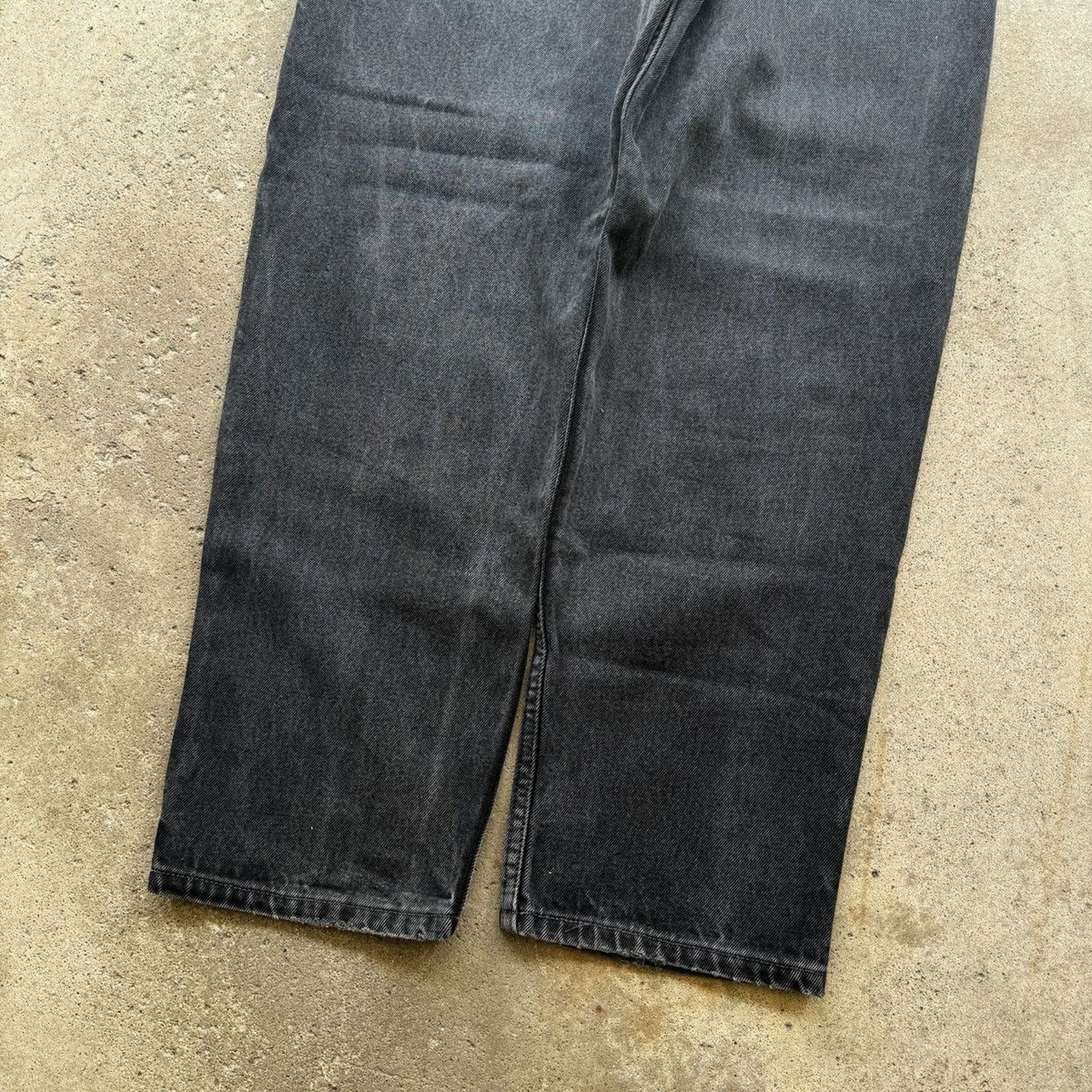 Levi's 90s Levi's 550 Faded Black Jeans USA ERD Grunge Chrome Biker Size US 32 / EU 48 - 12 Thumbnail