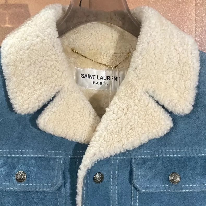 Saint Laurent Paris Saint Laurent Paris Fur integrated jacket-2506 Size US XS / EU 42 / 0 - 4 Thumbnail
