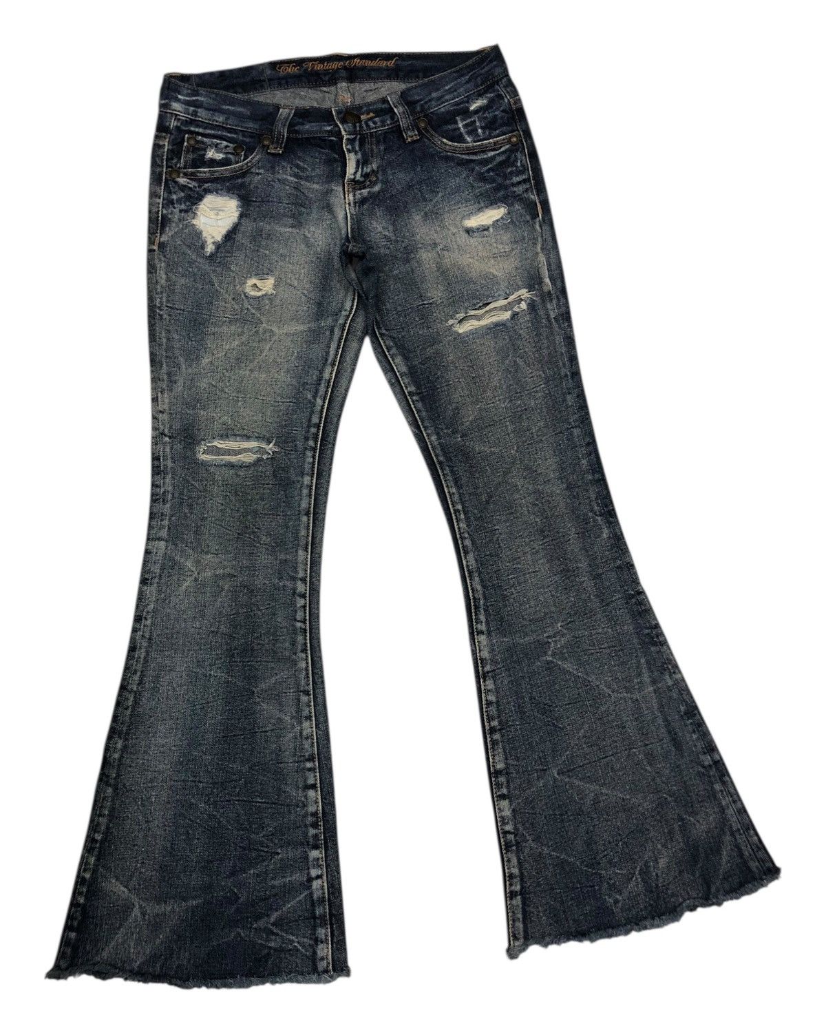 If Six Was Nine × Japanese Brand × Le Grande Bleu (L.G.B.) Vintage Flared Jeans IFSIXWASNINE Style The Vintage Standard Size 31" - 3 Thumbnail
