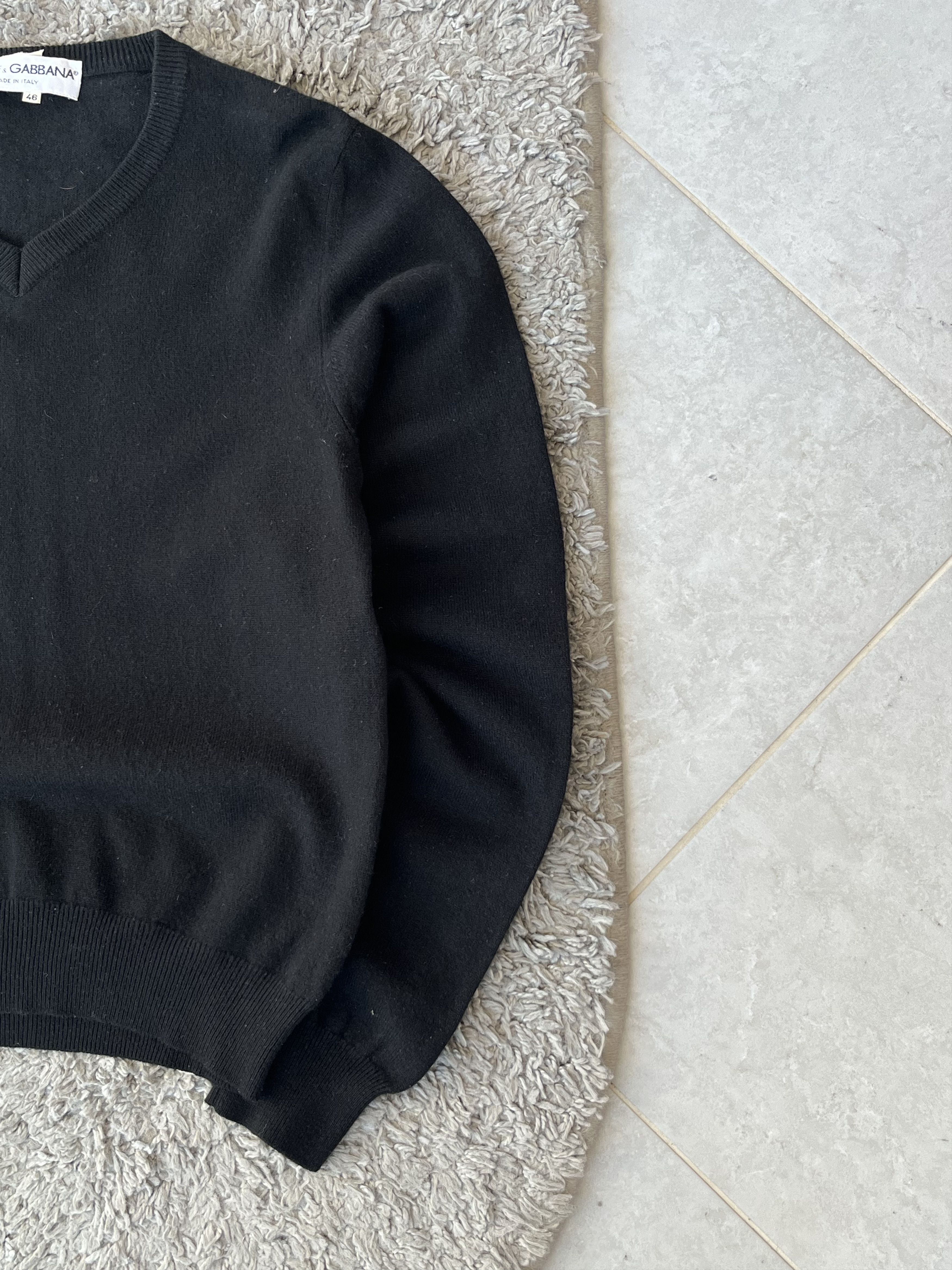 Dolce & Gabbana DOLCE&GABBANA Vintage V Neck MADE IN ITALY 100% Kashmir Size S / US 4 / IT 40 - 4 Thumbnail