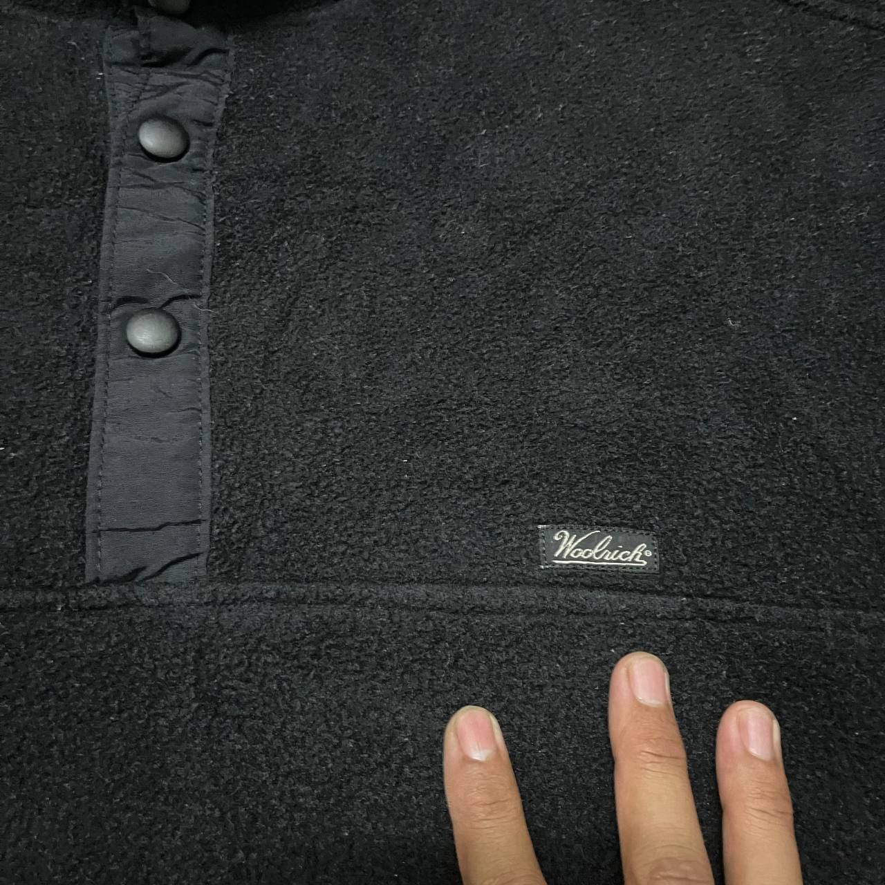 Woolrich Woolen Mills Vintage 90's 00's Woolrich Fleece Half Snap Button Size US M / EU 48-50 / 2 - 5 Thumbnail