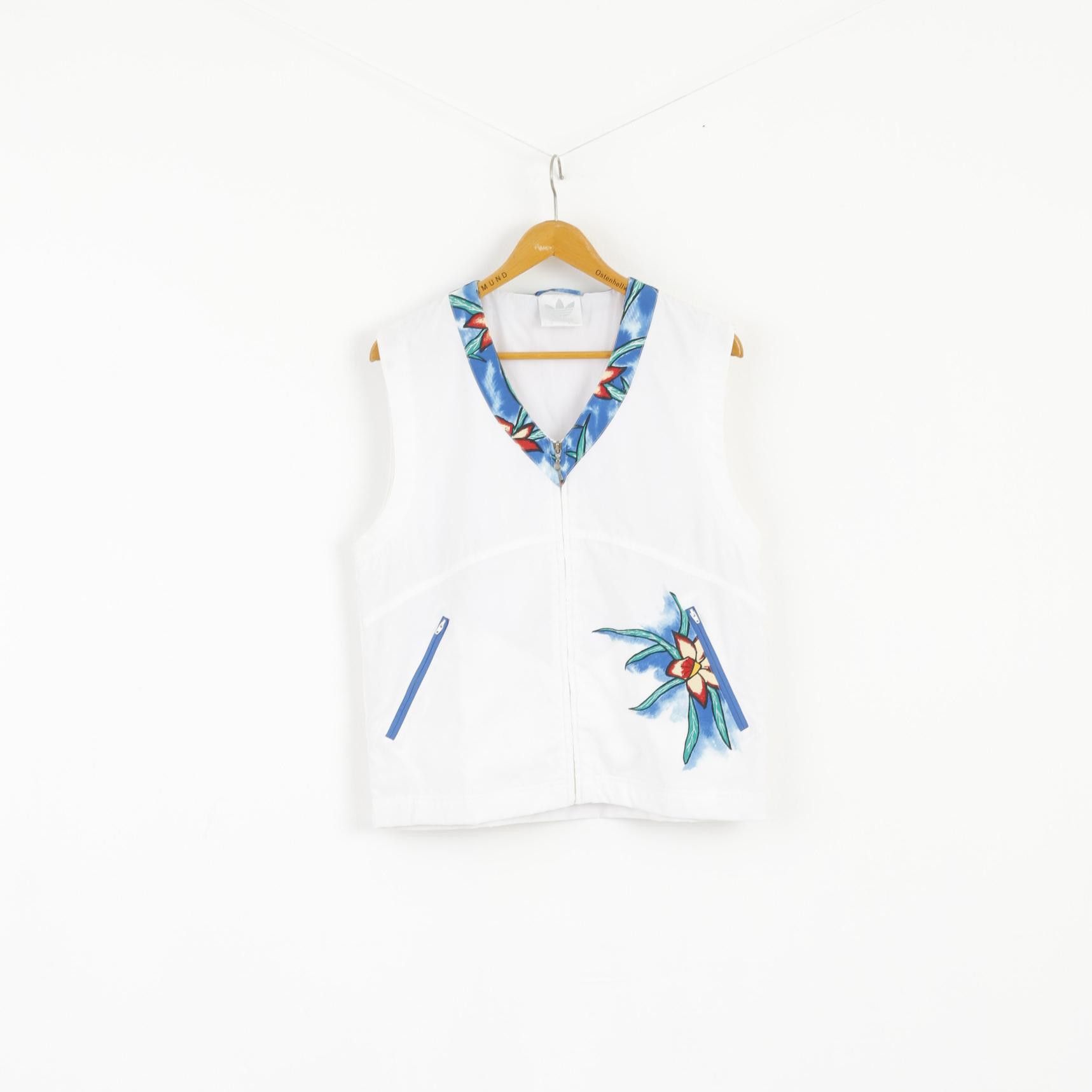 Adidas Adidas Women 10 38 M Waistcoat White Tennis 0221 Size M / US 6-8 / IT 42-44 - 2 Thumbnail