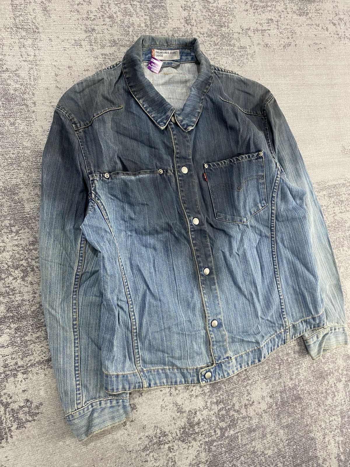 Levi's vintage levis engineered shaddow wash jackets hype jacket Size US L / EU 52-54 / 3 - 12 Thumbnail