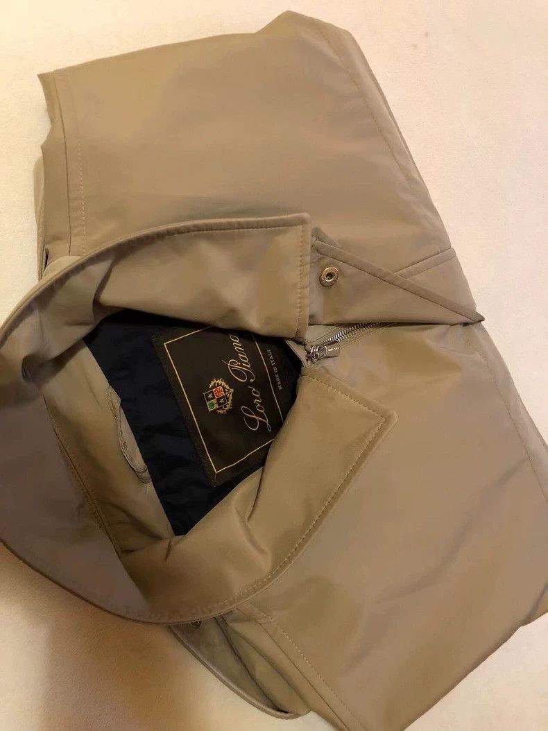 Loro Piana LORO PIANA size3XL Silk raincoat Size US XXL / EU 58 / 5 - 1 Thumbnail