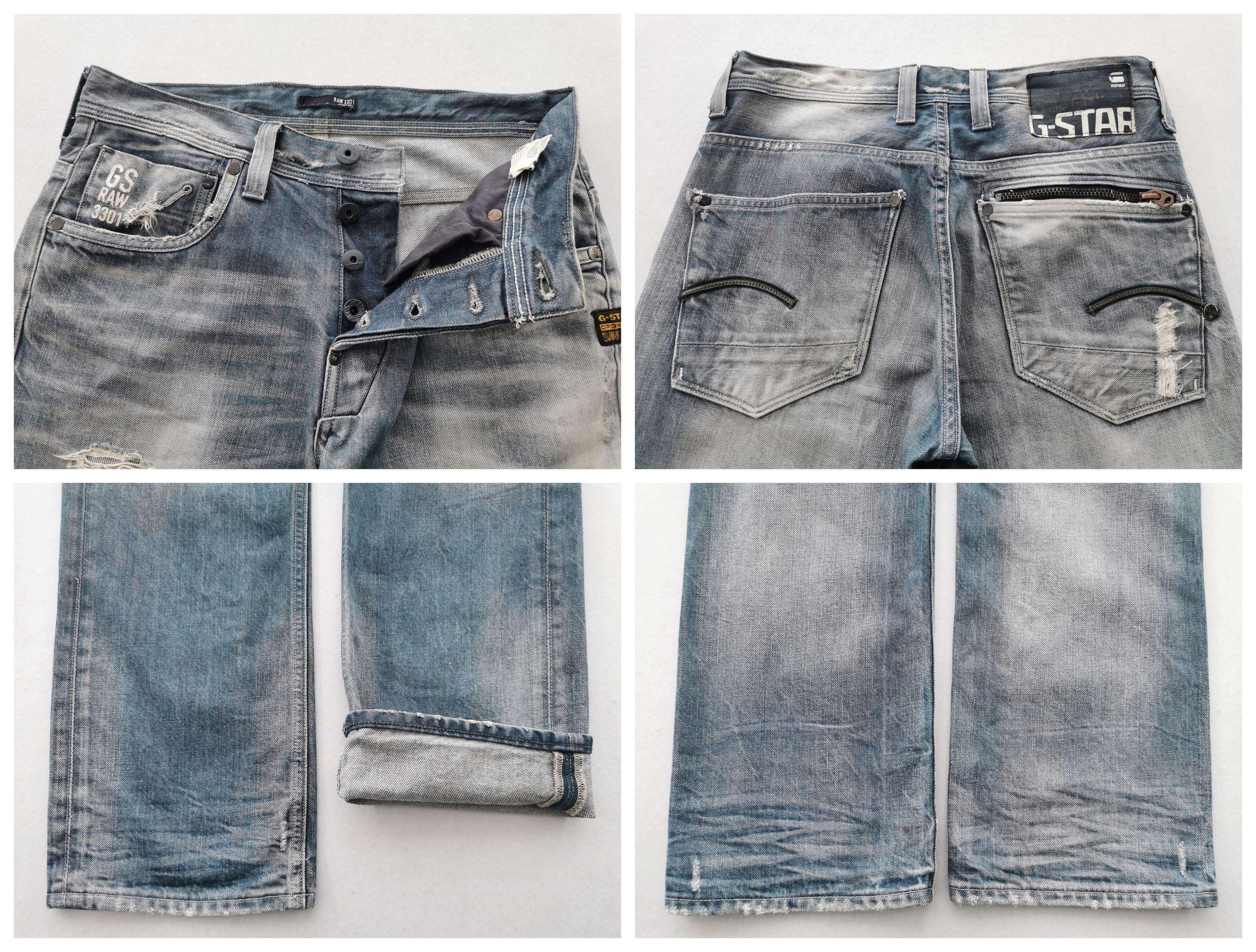 G-Star Vintage G-Star Raw Denim Jeans Waist 31 Size US 31 - 7 Thumbnail