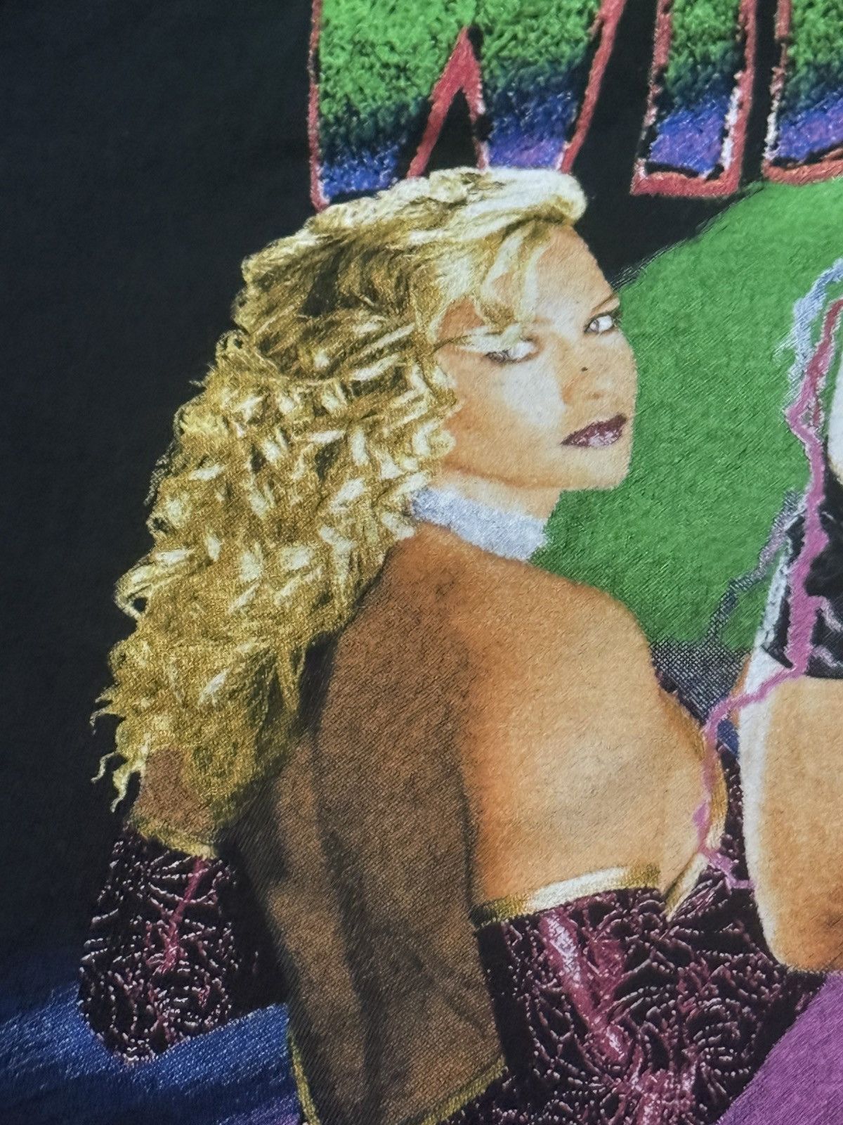 Vintage Vintage 90s WWF Marc Mero& Sable Wrestling T-Shirt Size US XL / EU 56 / 4 - 6 Thumbnail