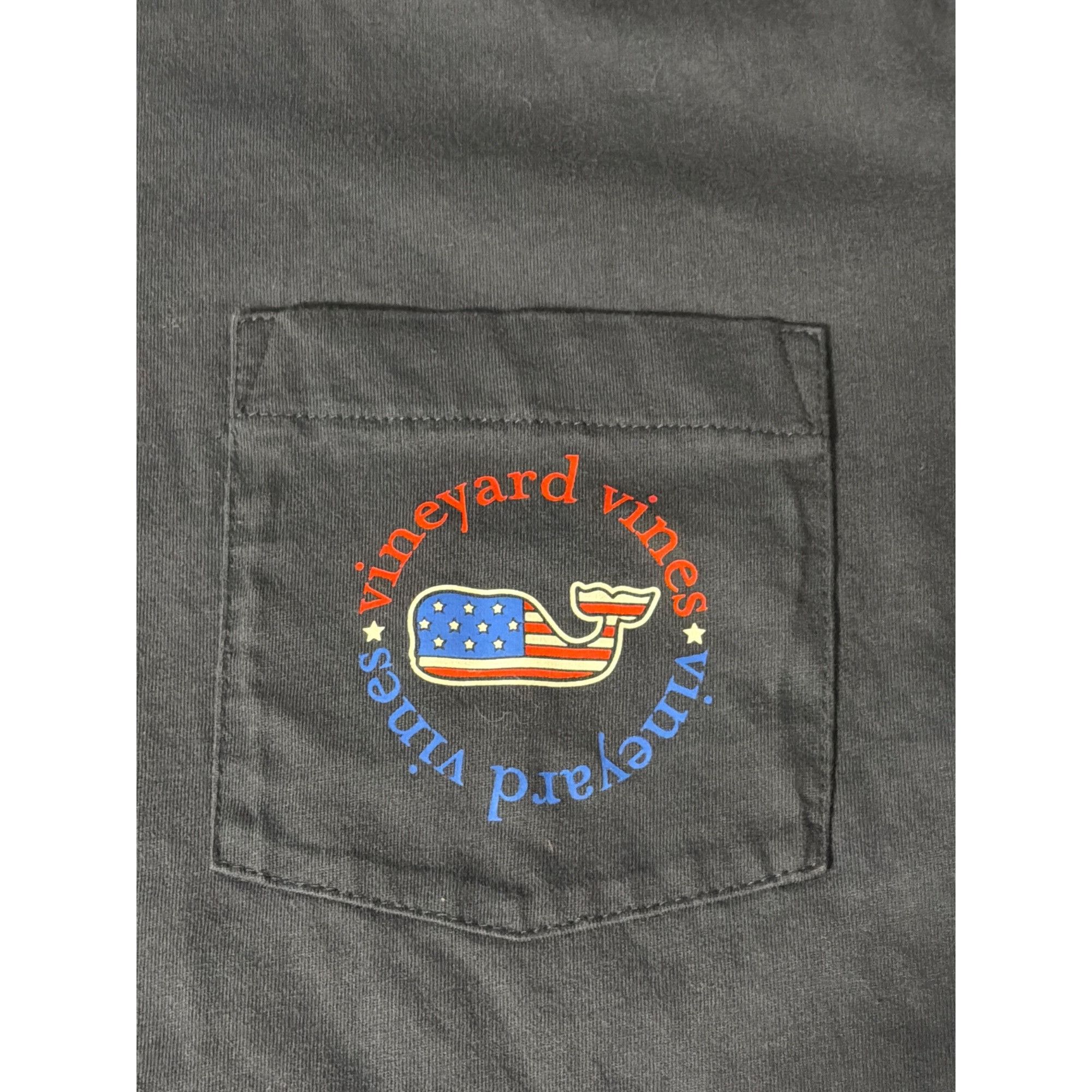 Vineyard Vines Vineyard Vines American Flag Whale T Shirt Pocket Navy Blue Size US S / EU 44-46 / 1 - 3 Thumbnail