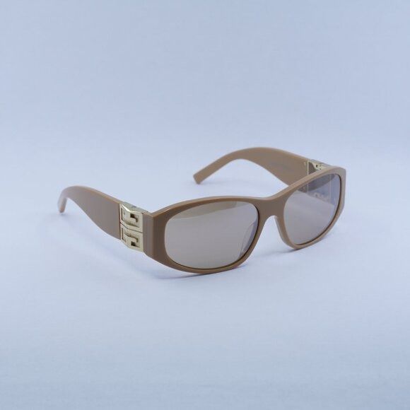 Givenchy 🕶️ New Givenchy GV40054I 57G Sunglasses - Shiny Beige Frame Size ONE SIZE - 9 Thumbnail