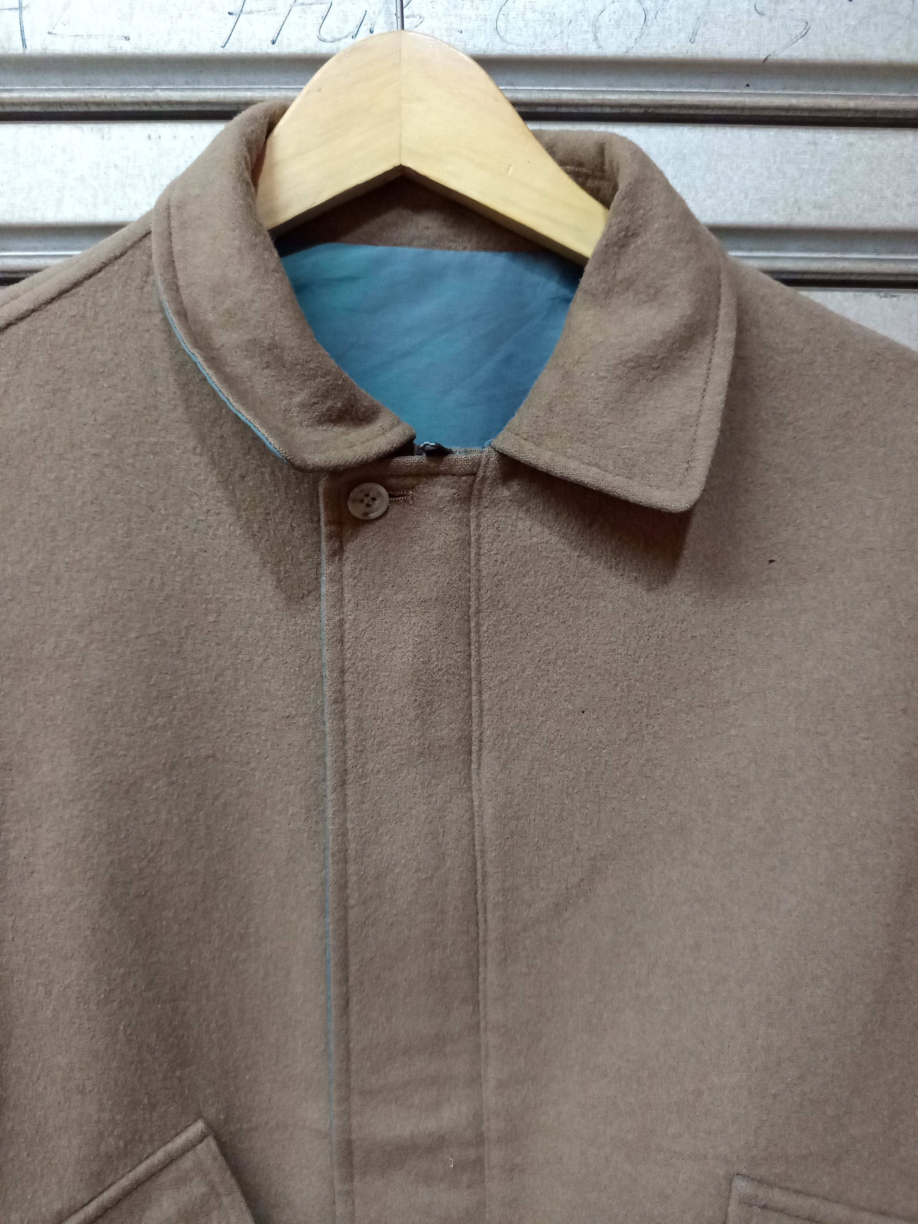 Aquascutum 1990s Aquascutum Reversible Bomber Jacket Size US L / EU 52-54 / 3 - 18 Thumbnail