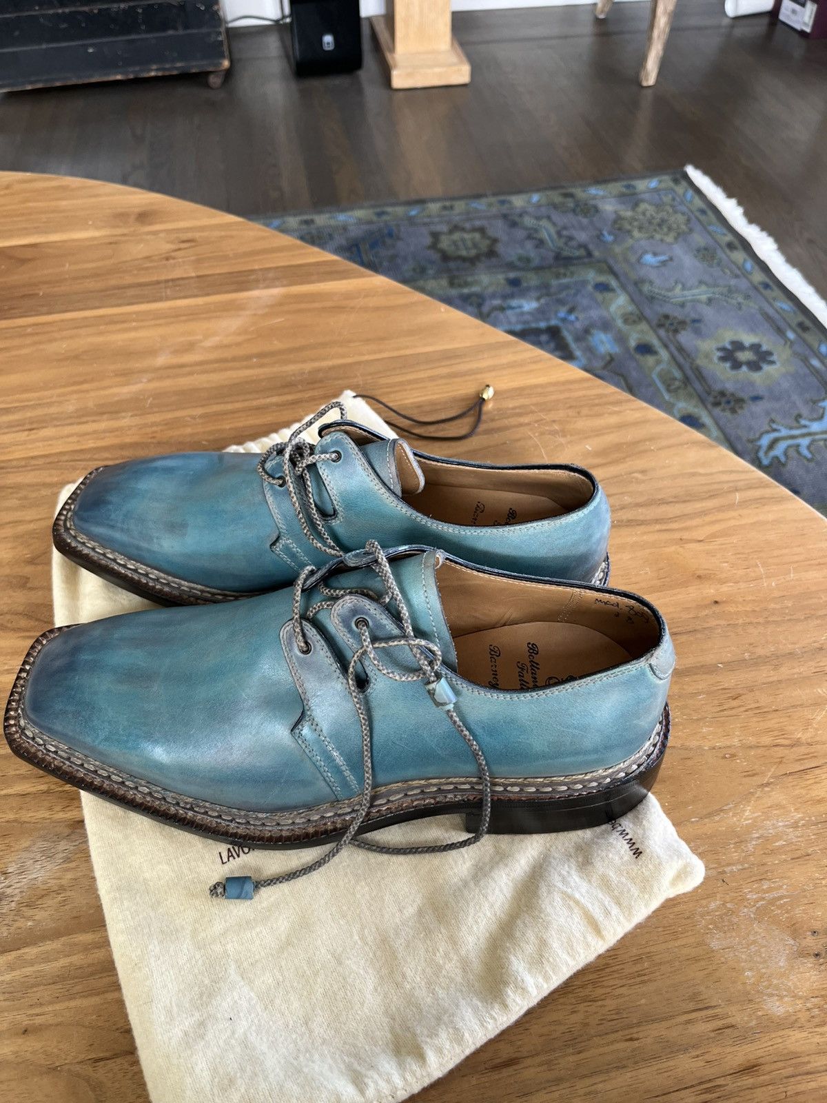 Bettanin & Venturi Bettanin & Venturi derbies blue-green brand new Size US 9 / EU 42 - 3 Thumbnail
