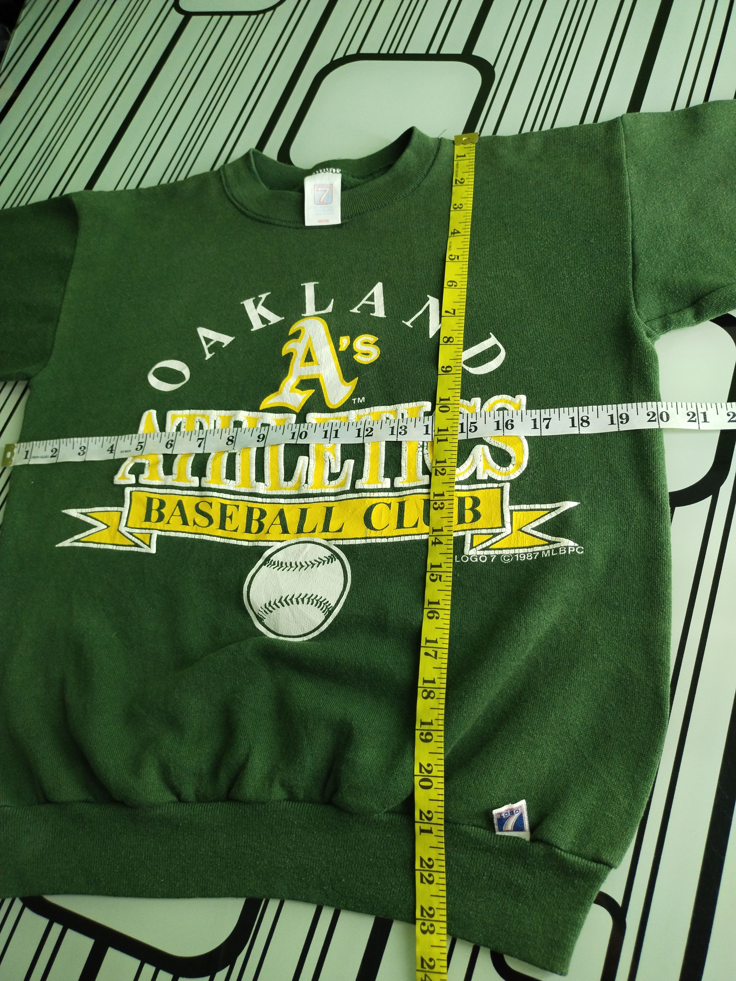 Vintage Vtg 1987 MLBPC Logo 7 Oakland Baseball Club Sweatshirt Size US M / EU 48-50 / 2 - 12 Thumbnail