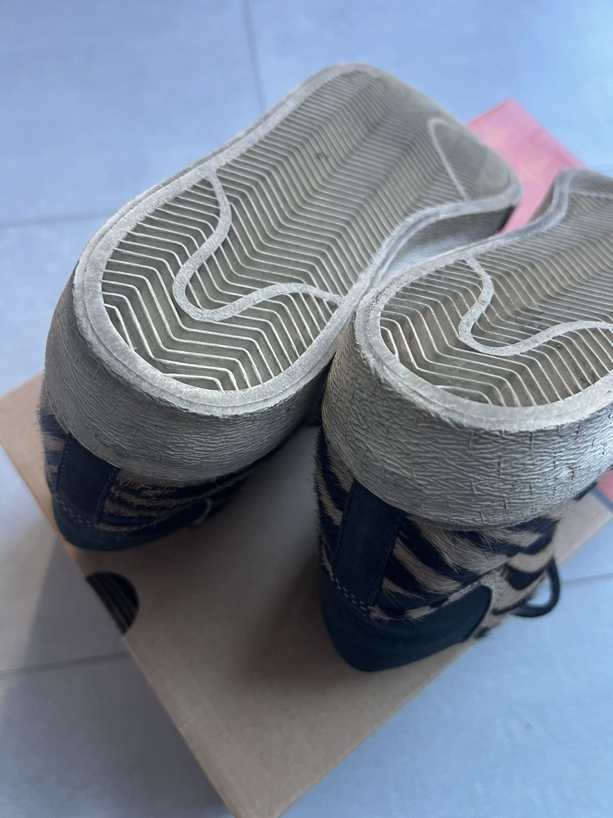 Nike 2004 Nike Blazer Mid WMNS "Zebra Pony Hair" - Size 9.5W/8M Size US 9.5 / EU 42-43 - 7 Thumbnail
