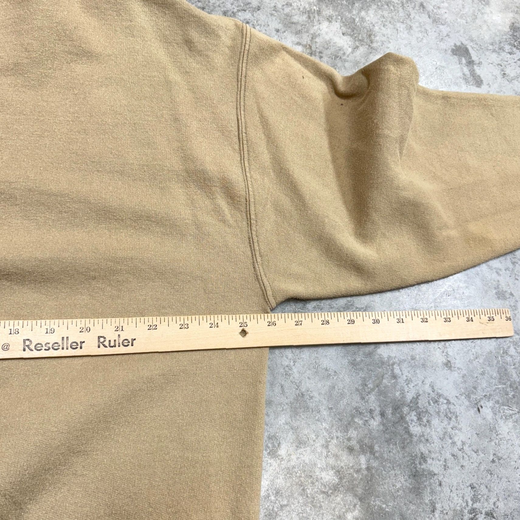 Logo 7 Jazziz Sweatshirt Mens M Tan Crewneck Pullover Vintage Graphic Print Logo Jazziz Magazine Music Size US M / EU 48-50 / 2 - 5 Thumbnail