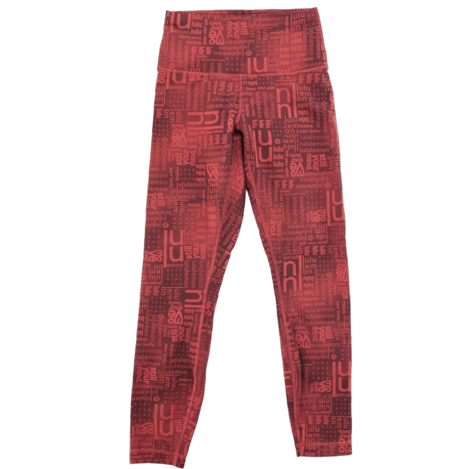 Lululemon Lululemon Wunder Train Legging Size 6 HR Tight Crop Red Logo Contour Fit GYM Womens Athleisure Logo 90s? Size 28" / US 6 / IT 42 - 1 Thumbnail