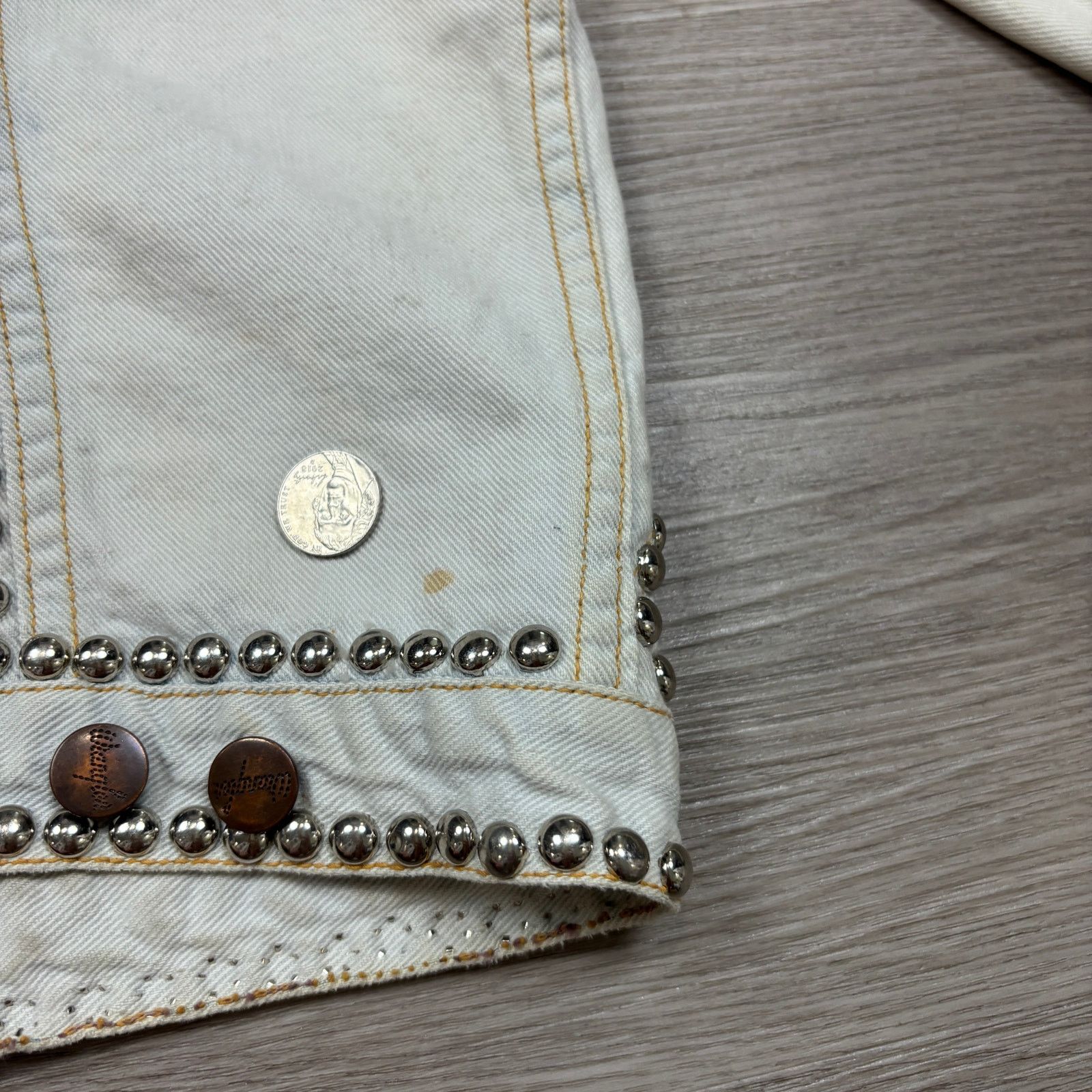 Vintage × Wrangler True Vintage 70s Wrangler 3 Pocket Selvedge Denim Jacket Size S / US 4 / IT 40 - 14 Thumbnail