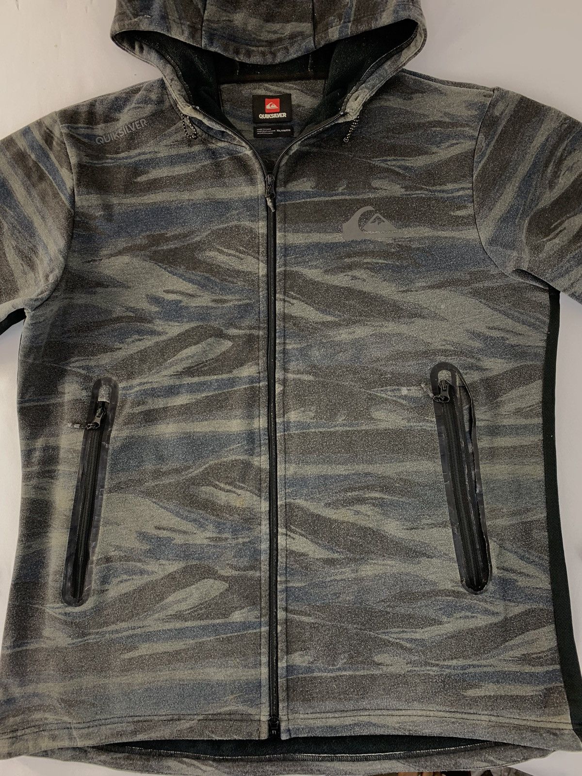 Quiksilver Hype Quicksilver Camo Mountain Hooded Full Zip Jacket Size XL / US 12-14 / IT 48-50 - 3 Thumbnail