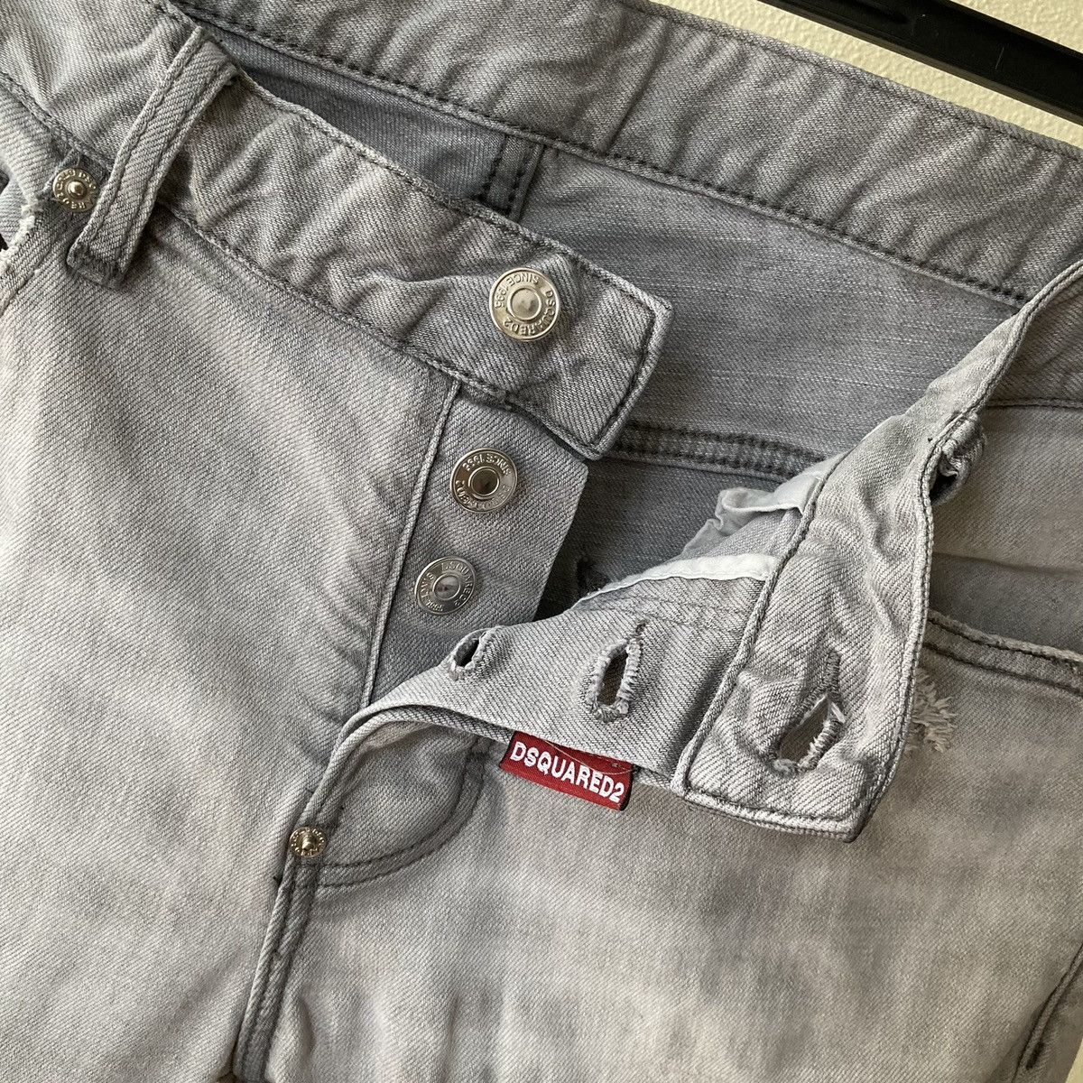 Vintage Dsquared2 Distressed Jeans Y2k Affliction Style Size US 34 / EU 50 - 13 Thumbnail