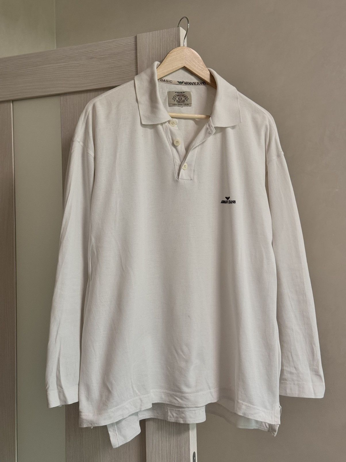 Armani × Vintage ARMANI Sweater Longsleeve Knit Pullover Jumper Regby Size US XL / EU 56 / 4 - 3 Thumbnail