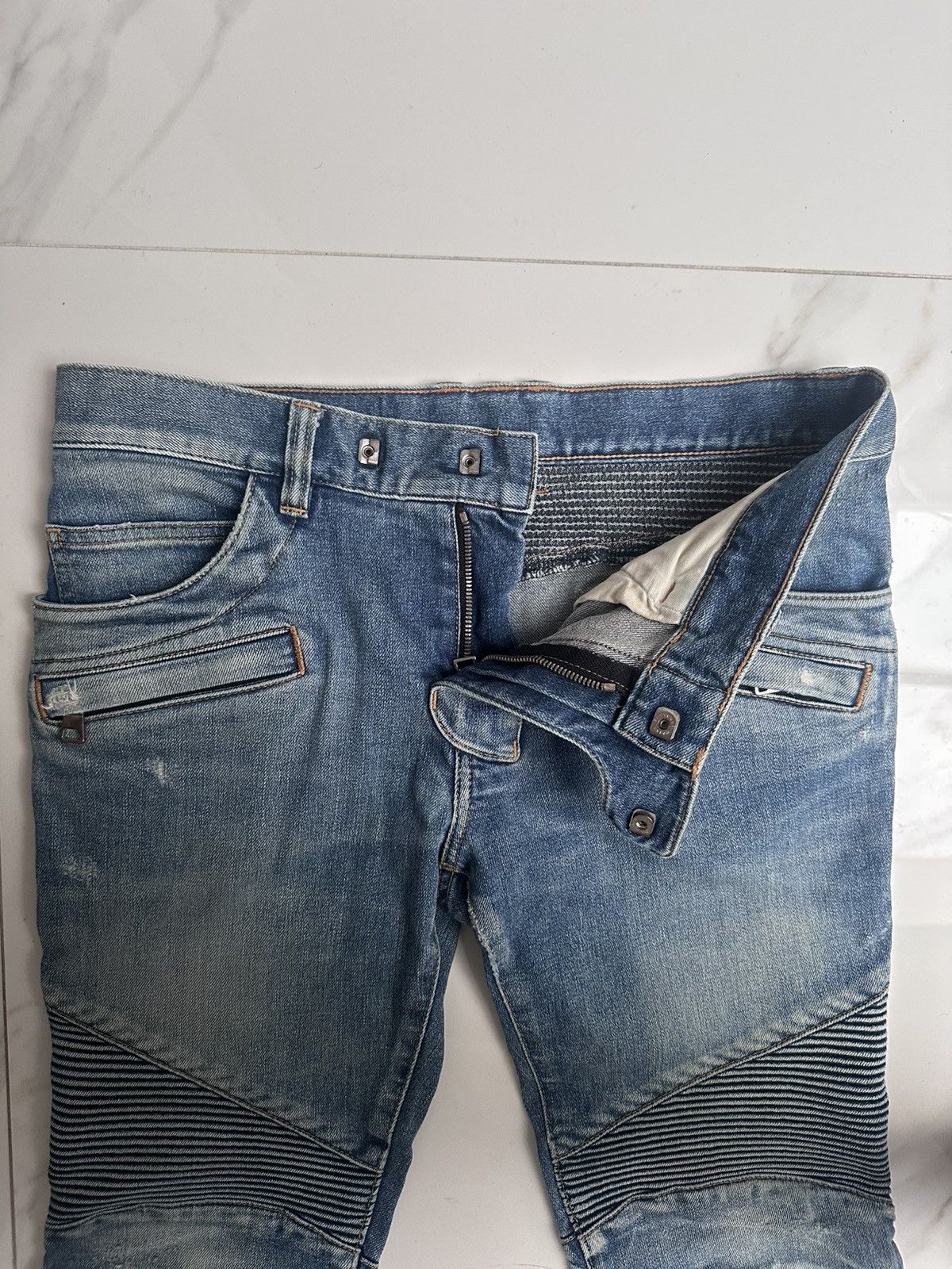Balmain Biker jeans Size US 29 - 6 Thumbnail
