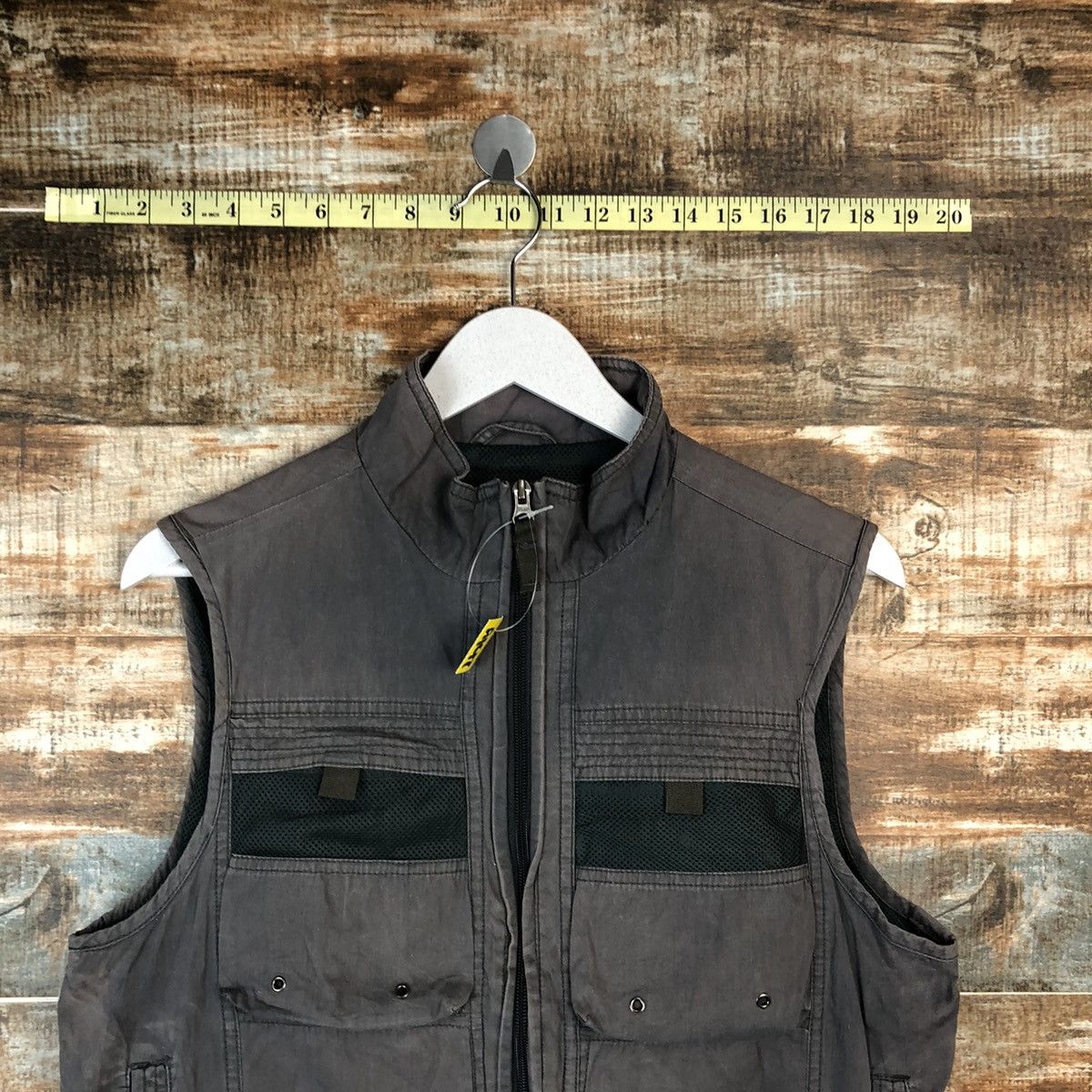 Faded Glory × Japanese Brand First Down faded Grey multipocket Vest #A1617 Size US M / EU 48-50 / 2 - 4 Thumbnail