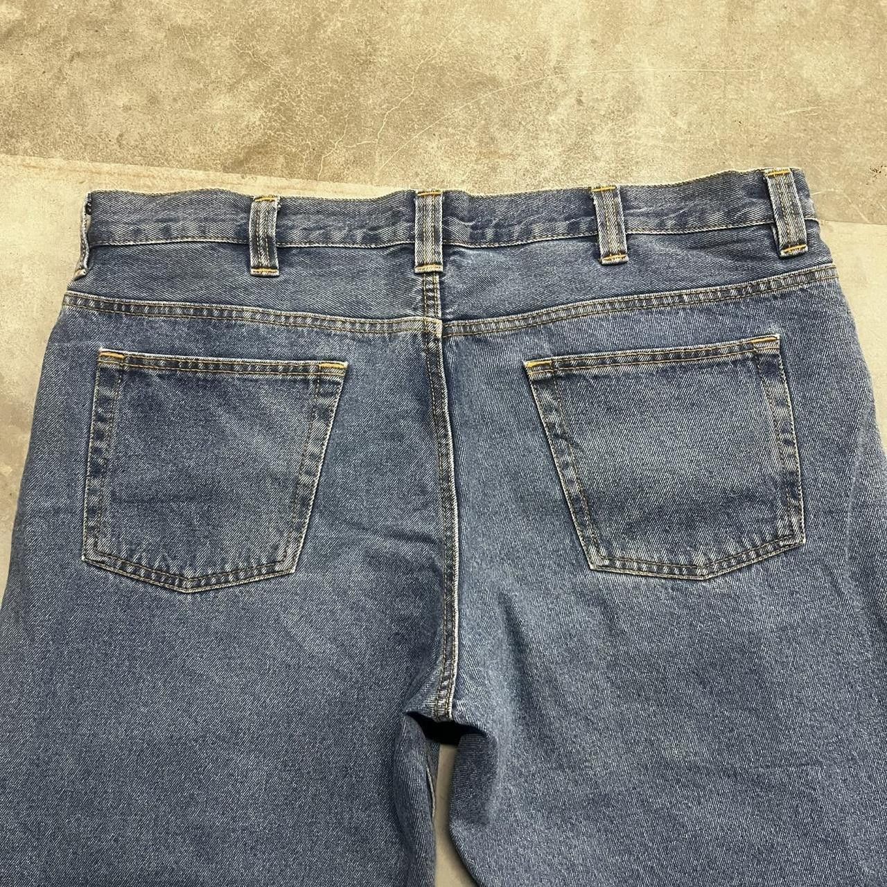 Vintage Vintage Y2K/2000s Super Baggy Wideleg Skater Style Medium Wash Denim Jeans! Size US 38 / EU 54 - 7 Thumbnail