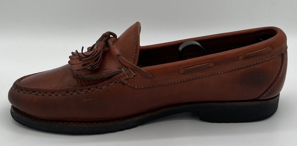 Allen Edmonds Allen Edmonds NASHUA Loafers Size 8.5E Tassel Brown Leather Size US 8.5 / EU 41-42 - 7 Thumbnail