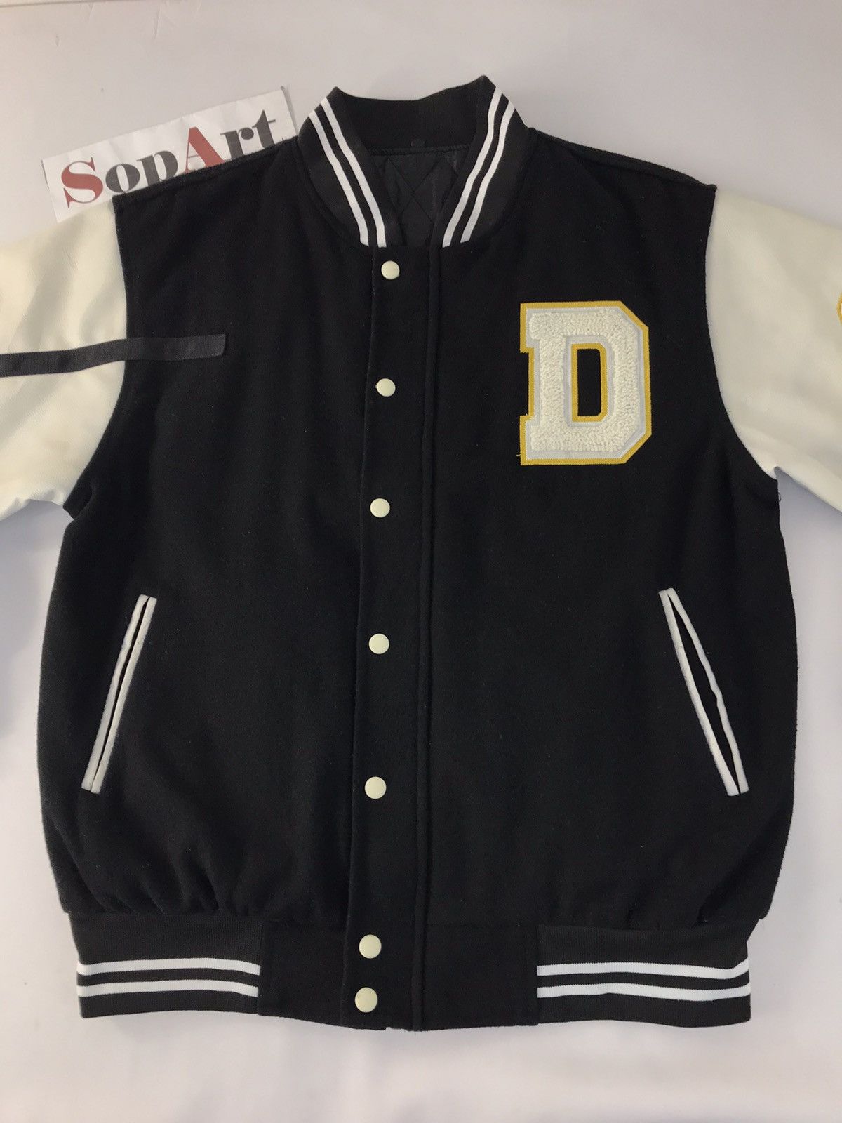 Japanese Brand Vtg Dankook University Varsity Jacket Leather Snap Button Size US L / EU 52-54 / 3 - 3 Thumbnail