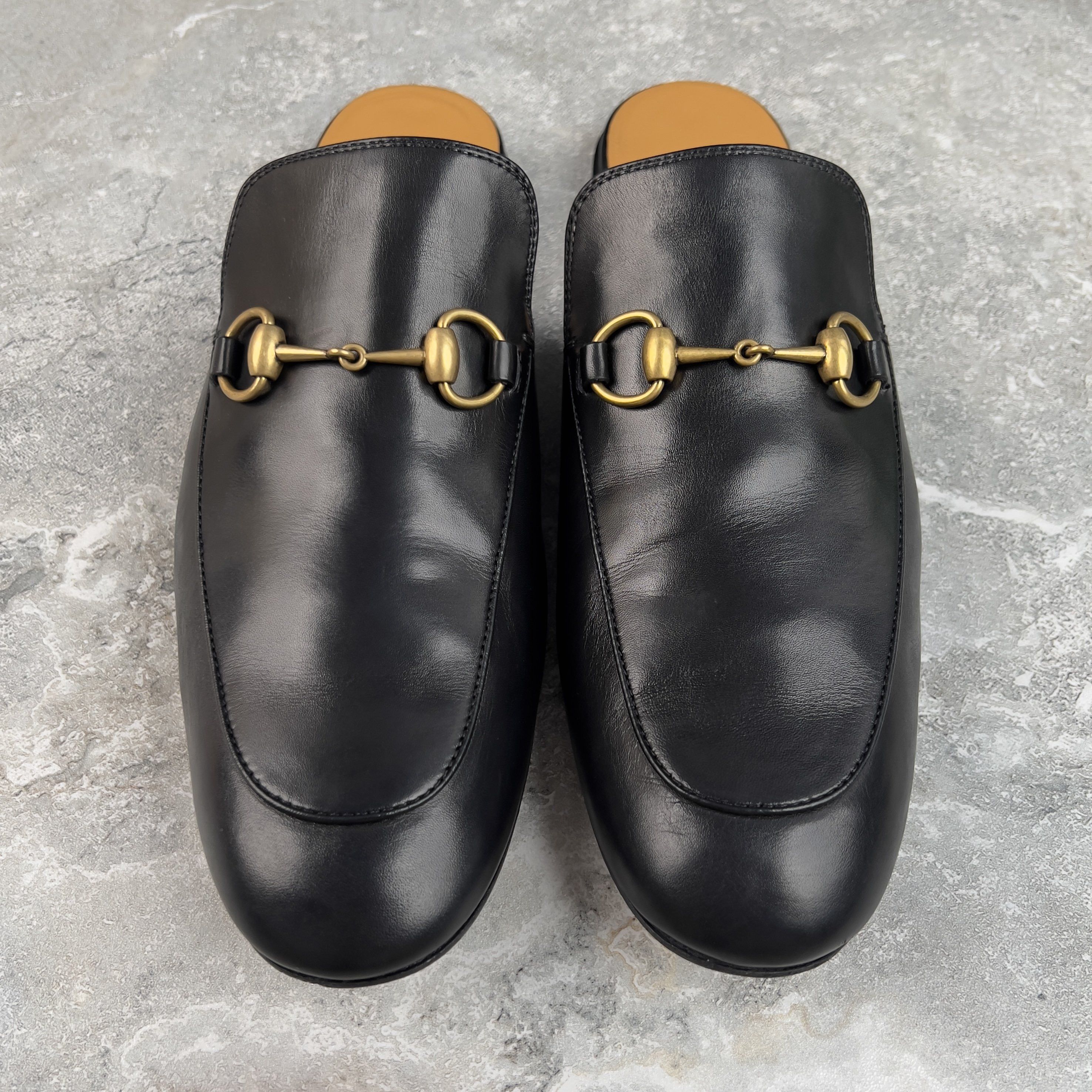Gucci Princetown Horsebit Mule Black Leather Size US 10.5 / EU 43-44 - 3 Thumbnail