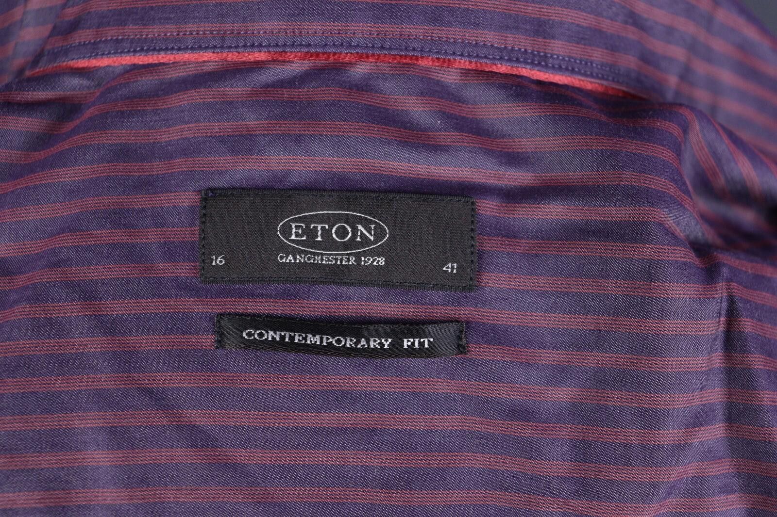 Eton Eton Contemporary Vintage Stripe Button Shirt Size 41 16 Size US L / EU 52-54 / 3 - 8 Thumbnail