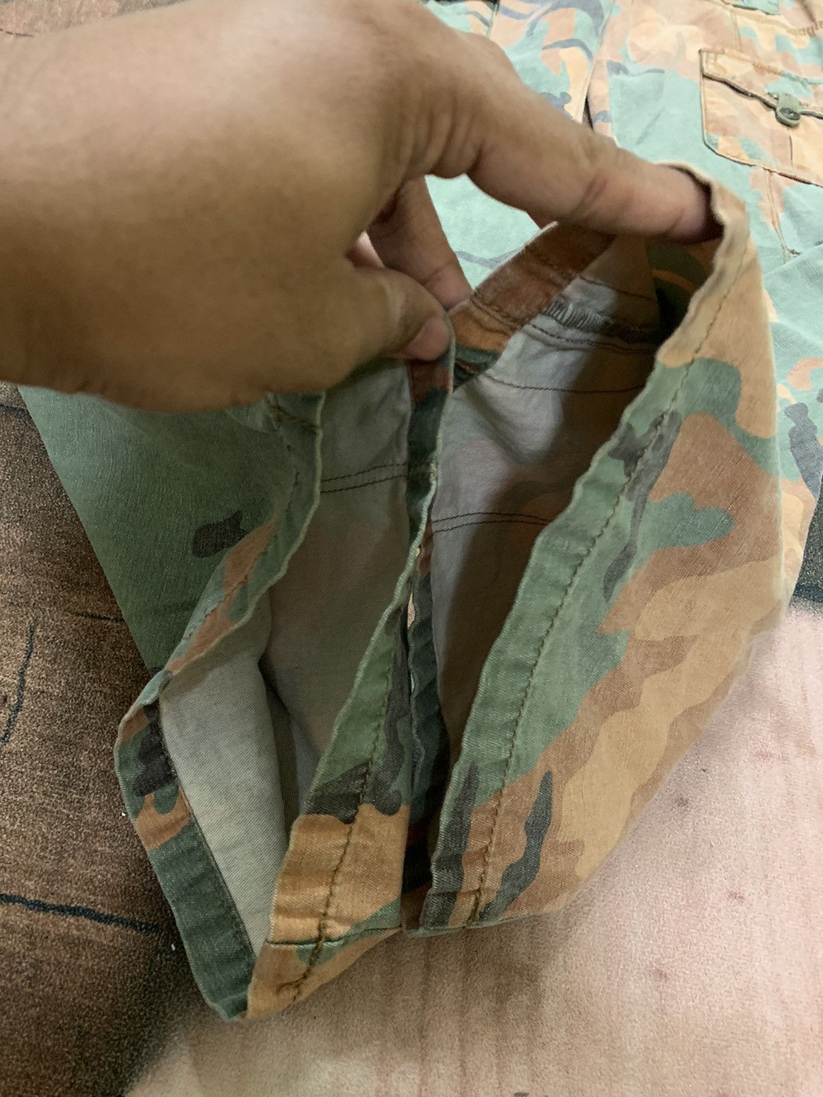 If Six Was Nine SICK FLARE cargo multipocket bondage army pant GOA style Size 31" - 15 Thumbnail
