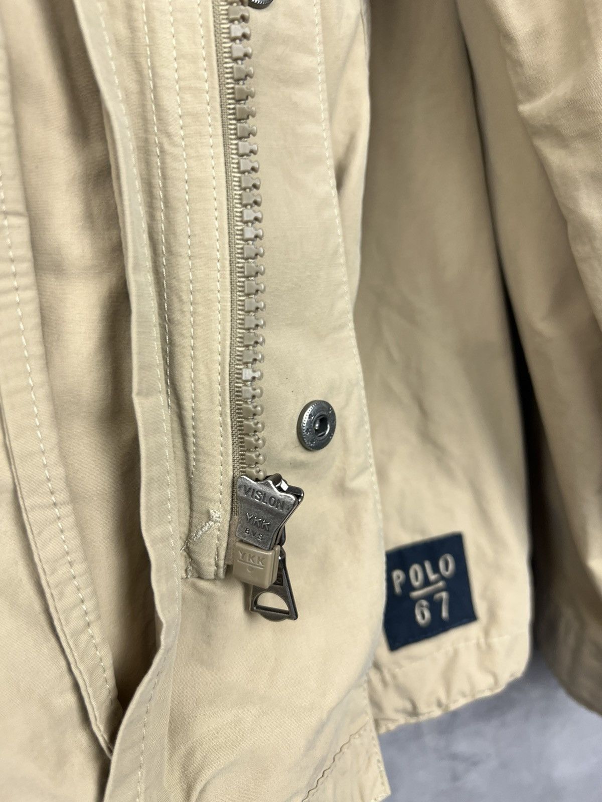 Polo Ralph Lauren Vintage Ralph Lauren Jacket Field Military Hooded Jacket Size US L / EU 52-54 / 3 - 13 Thumbnail