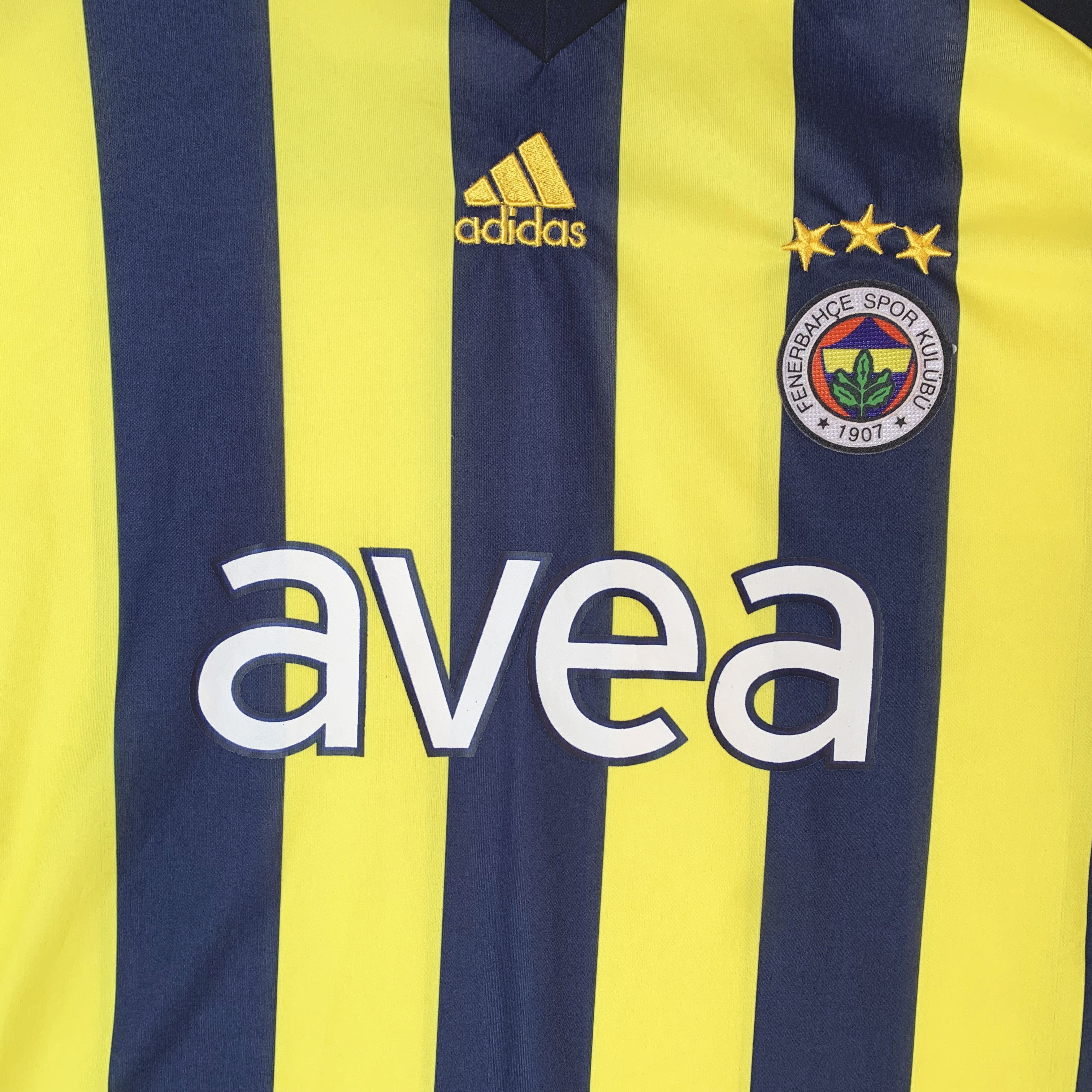 Adidas ADIDAS FENERBAHCE Jersey Football Soccer 2010 2011 Home Kit Size US L / EU 52-54 / 3 - 5 Thumbnail